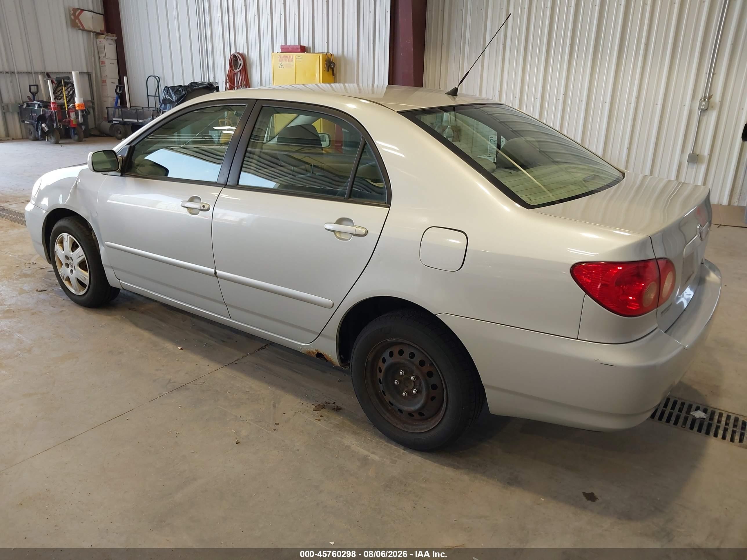 2007 Toyota Corolla Le Silver vin: 2T1BR32E37C726637