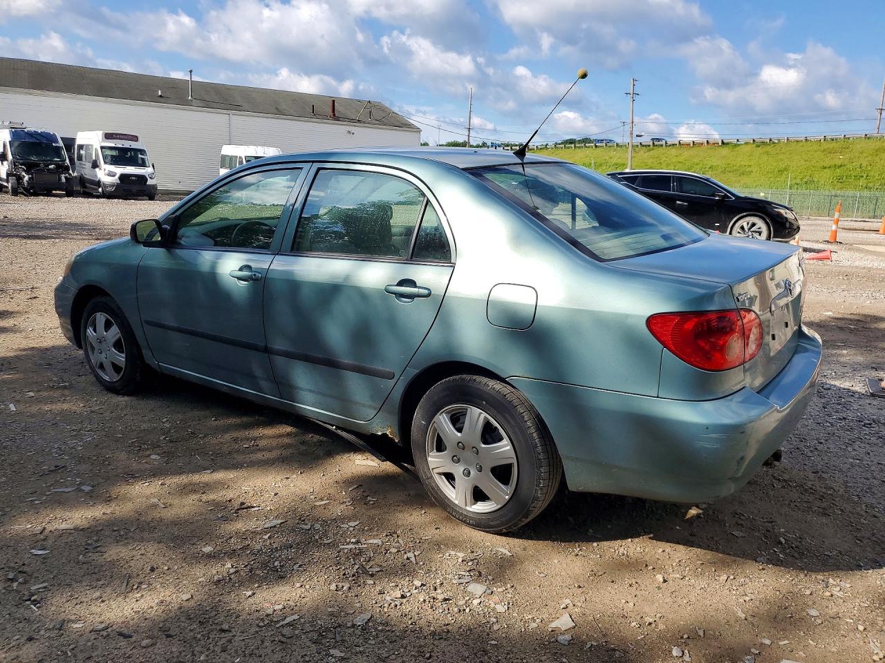 2007 Toyota Corolla Ce Turquoise vin: 2T1BR32E37C727741