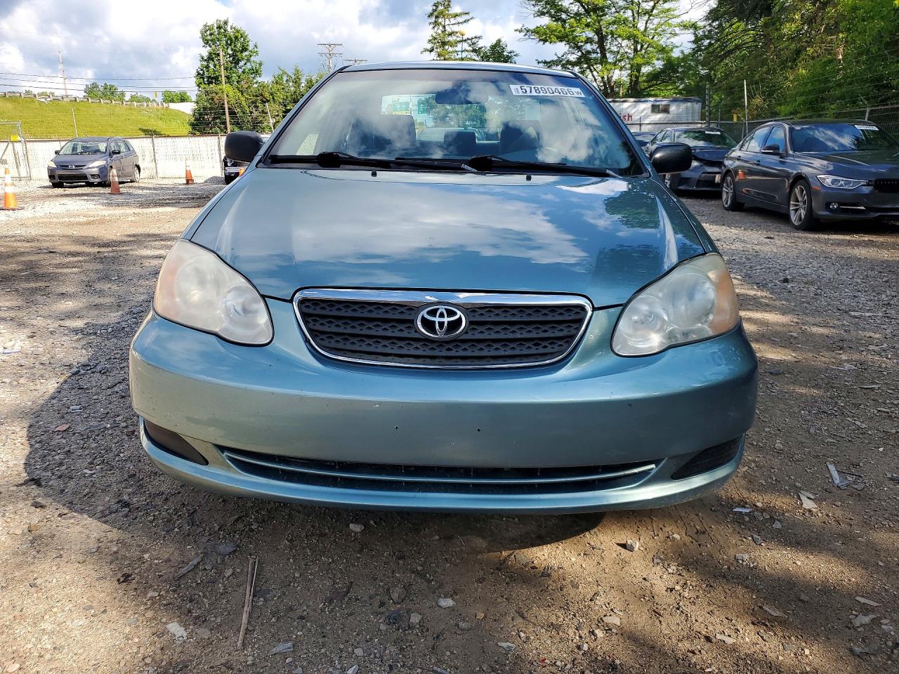2007 Toyota Corolla Ce Turquoise vin: 2T1BR32E37C727741