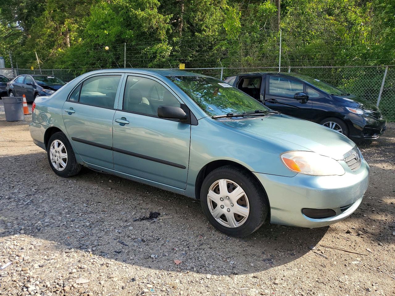 2007 Toyota Corolla Ce Turquoise vin: 2T1BR32E37C727741