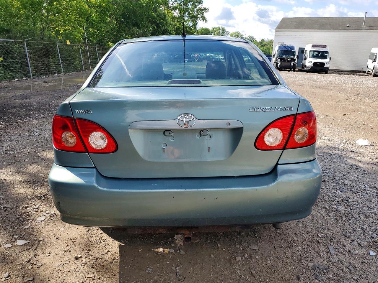 2007 Toyota Corolla Ce Turquoise vin: 2T1BR32E37C727741