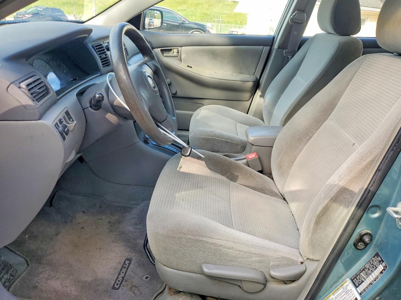 2007 Toyota Corolla Ce Turquoise vin: 2T1BR32E37C727741