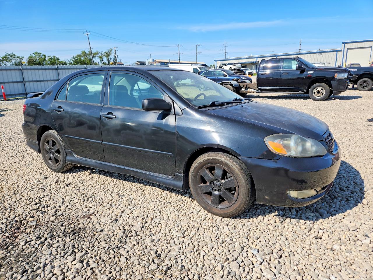2007 Toyota Corolla S Черный vin: 2T1BR32E37C728727