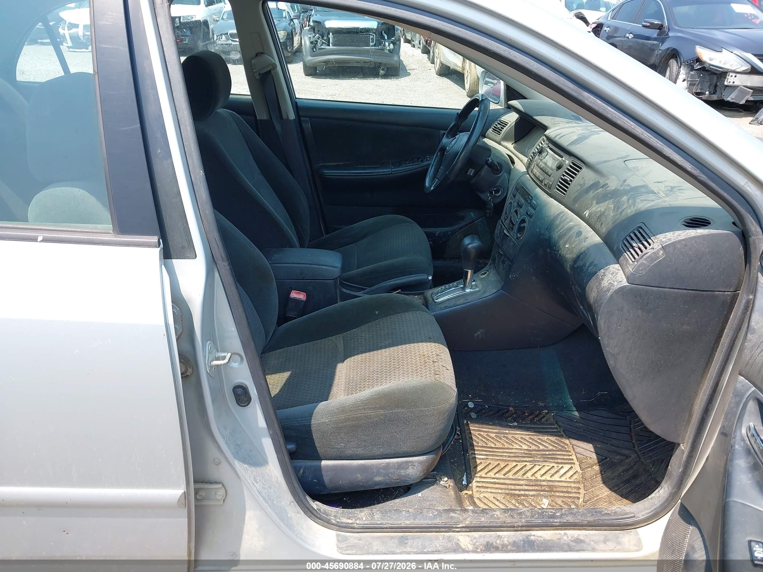 2007 Toyota Corolla S Silver vin: 2T1BR32E37C732728