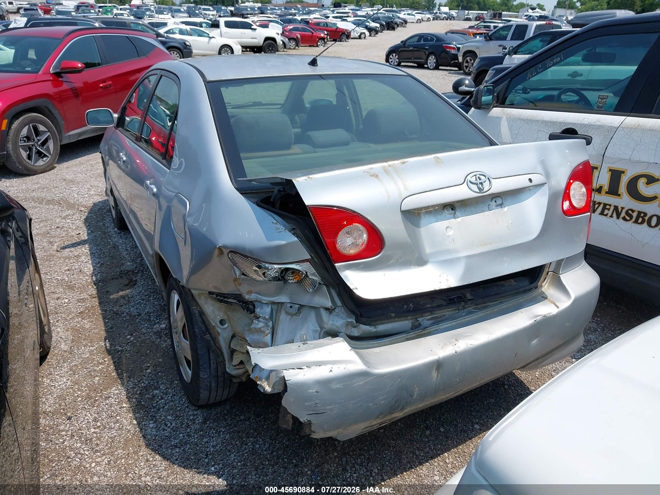 2007 Toyota Corolla S Silver vin: 2T1BR32E37C732728