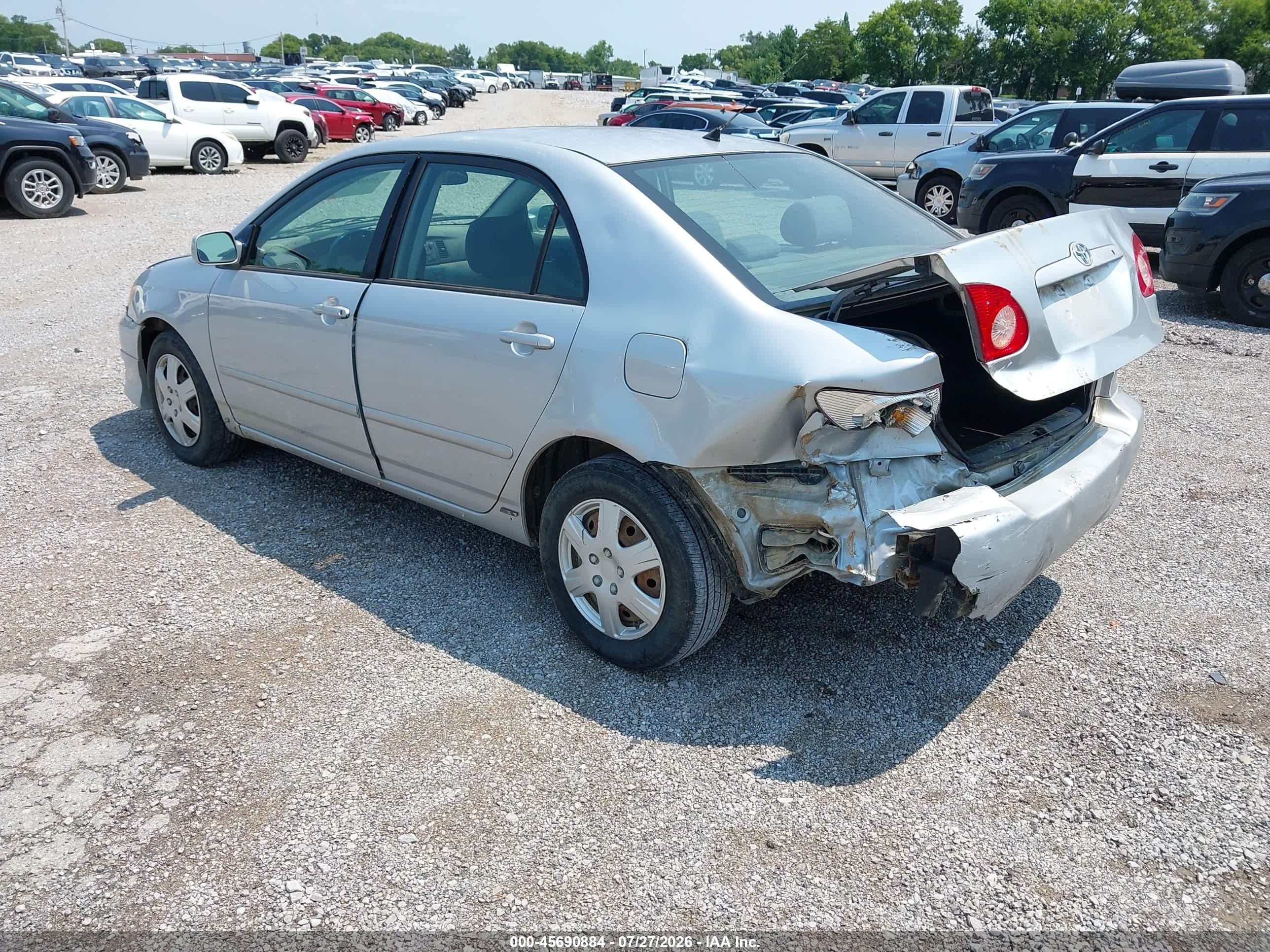 2007 Toyota Corolla S Silver vin: 2T1BR32E37C732728