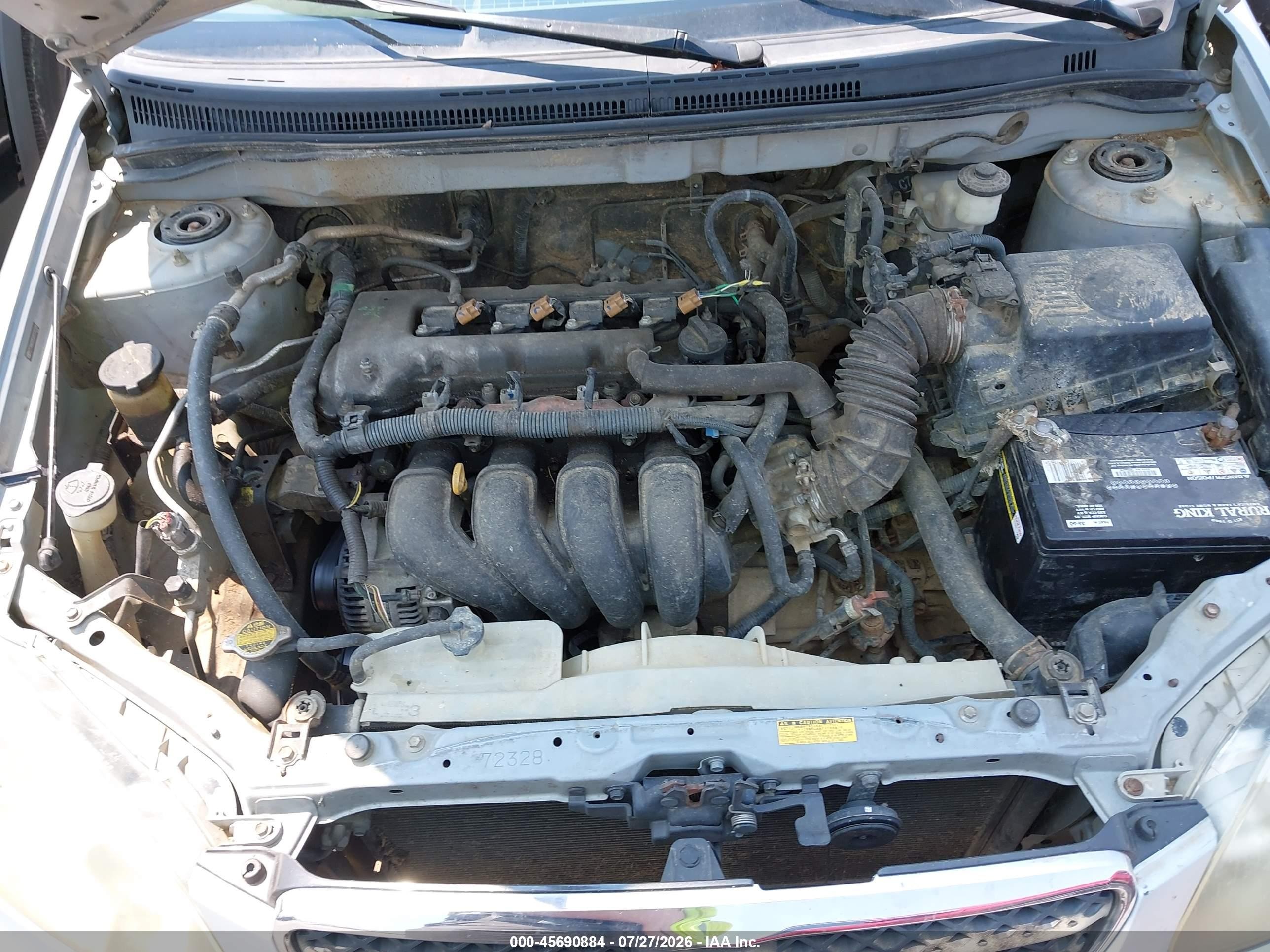 2007 Toyota Corolla S Silver vin: 2T1BR32E37C732728