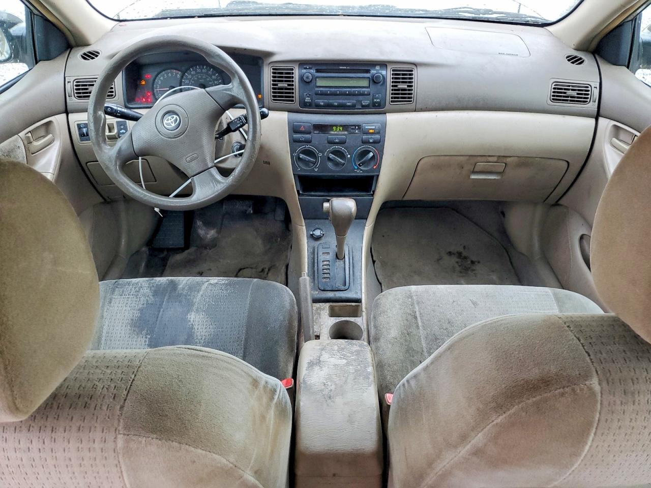 2007 Toyota Corolla Ce Tan vin: 2T1BR32E37C739128