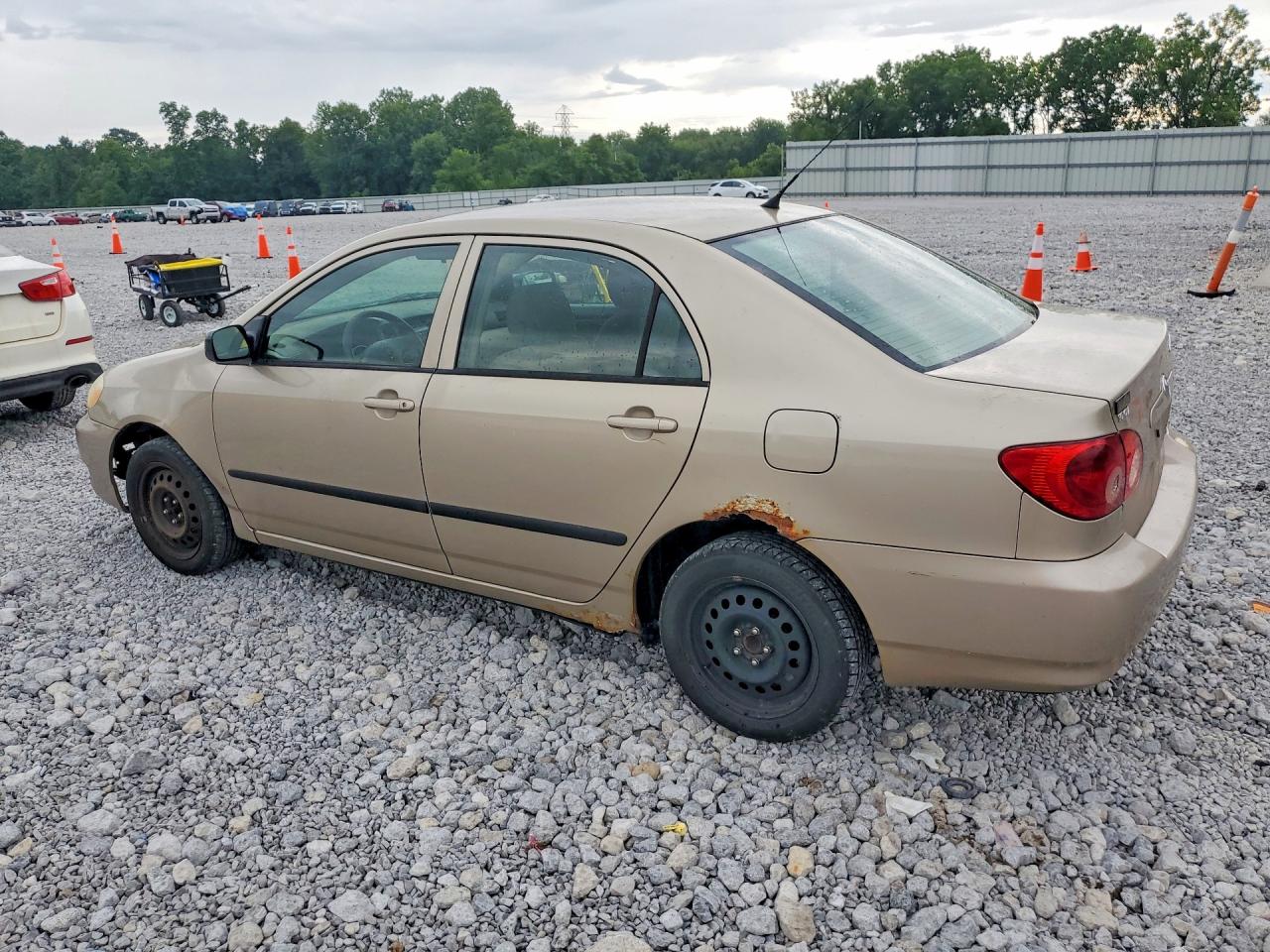 2007 Toyota Corolla Ce Tan vin: 2T1BR32E37C739128