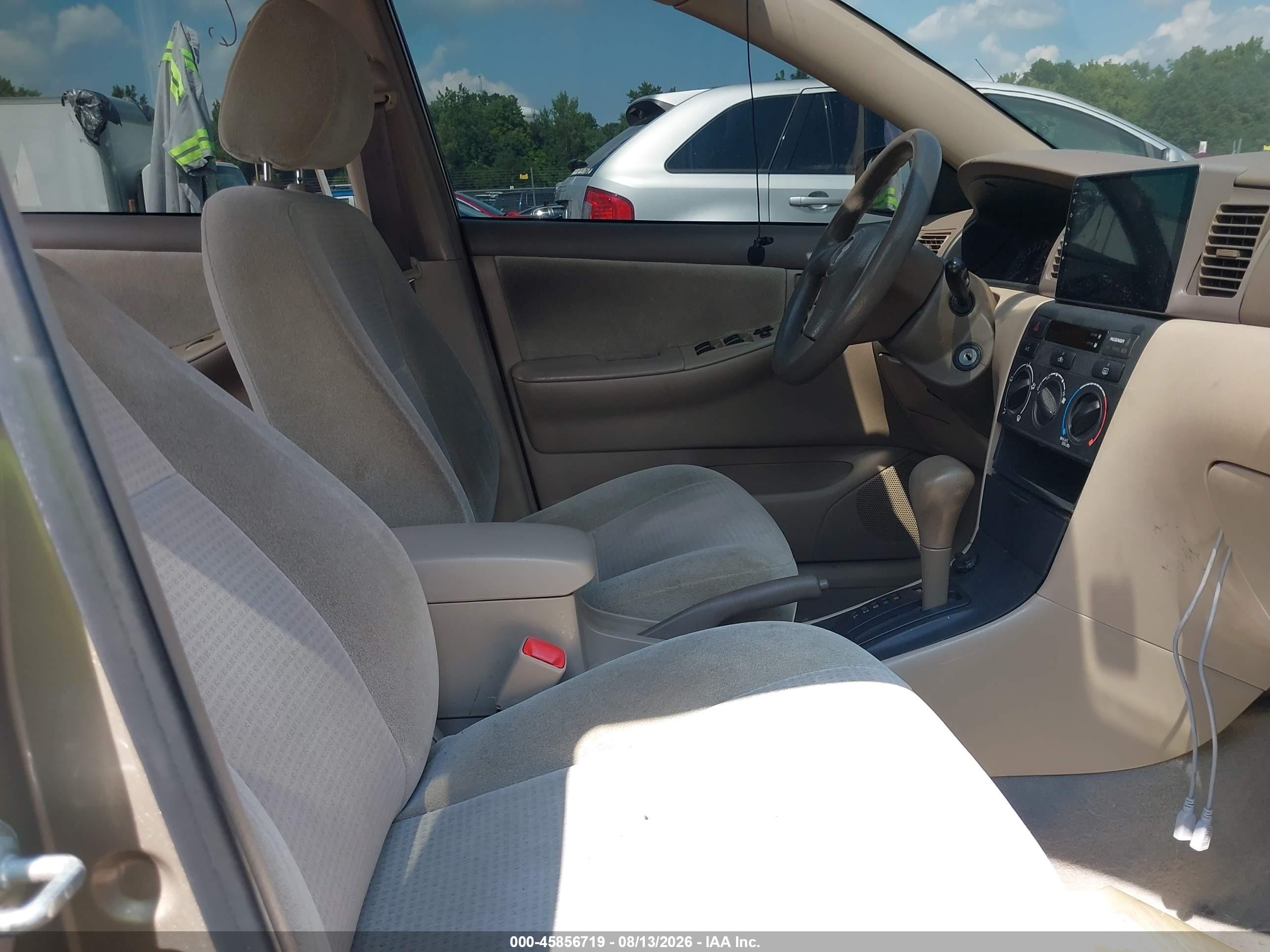 2007 Toyota Corolla Ce Champagne vin: 2T1BR32E37C740943