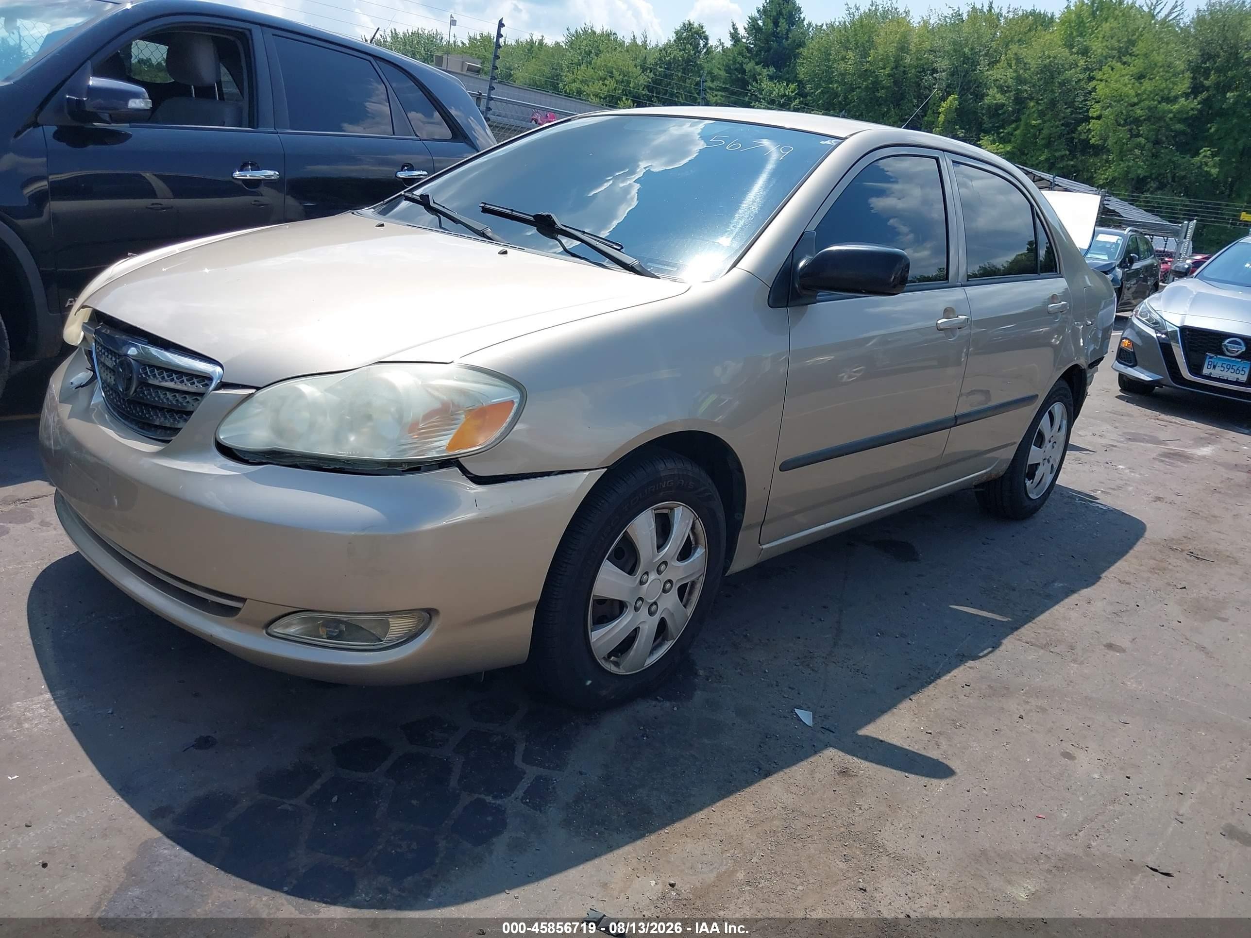 2007 Toyota Corolla Ce Champagne vin: 2T1BR32E37C740943