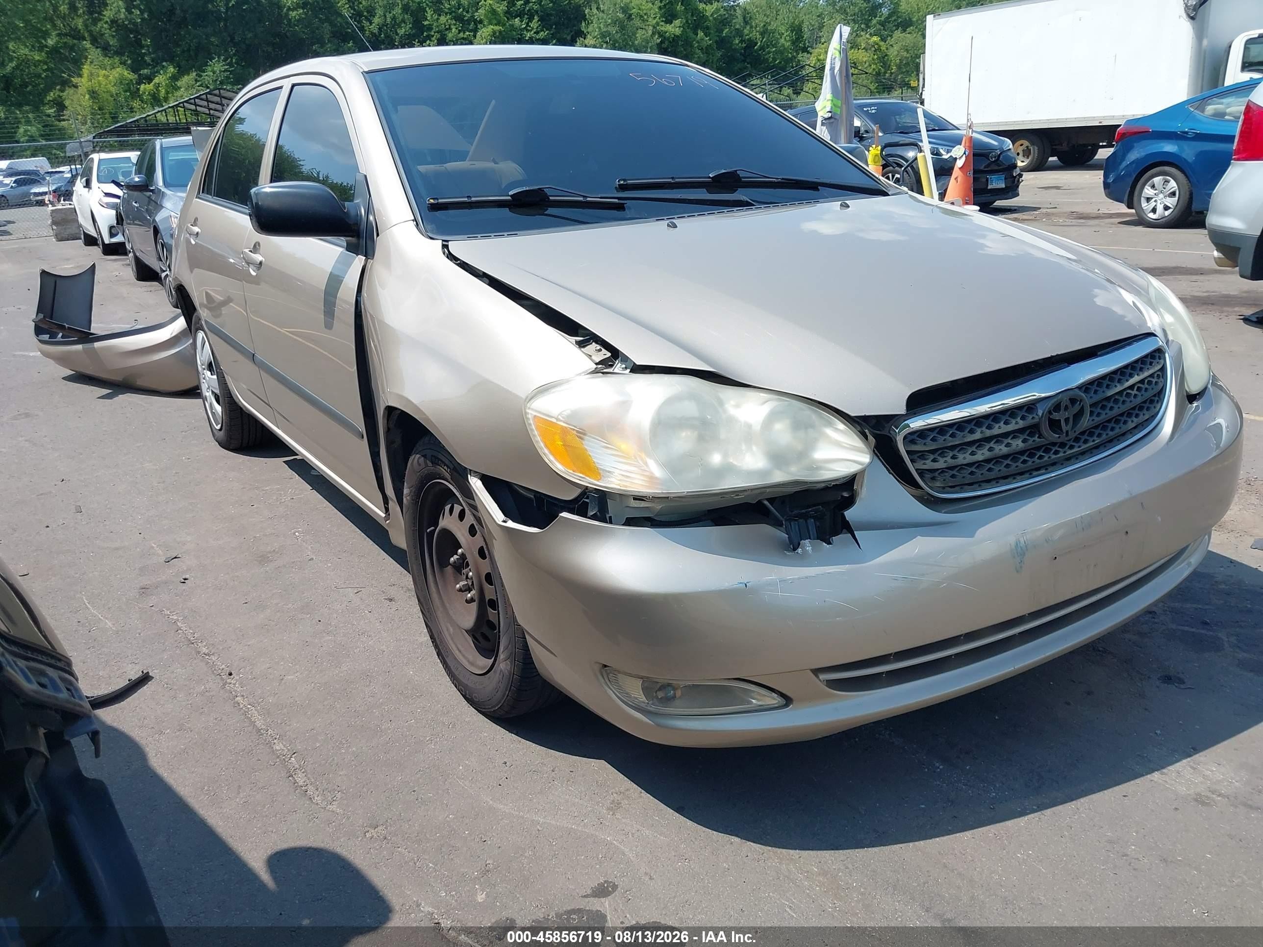 2007 Toyota Corolla Ce Champagne vin: 2T1BR32E37C740943