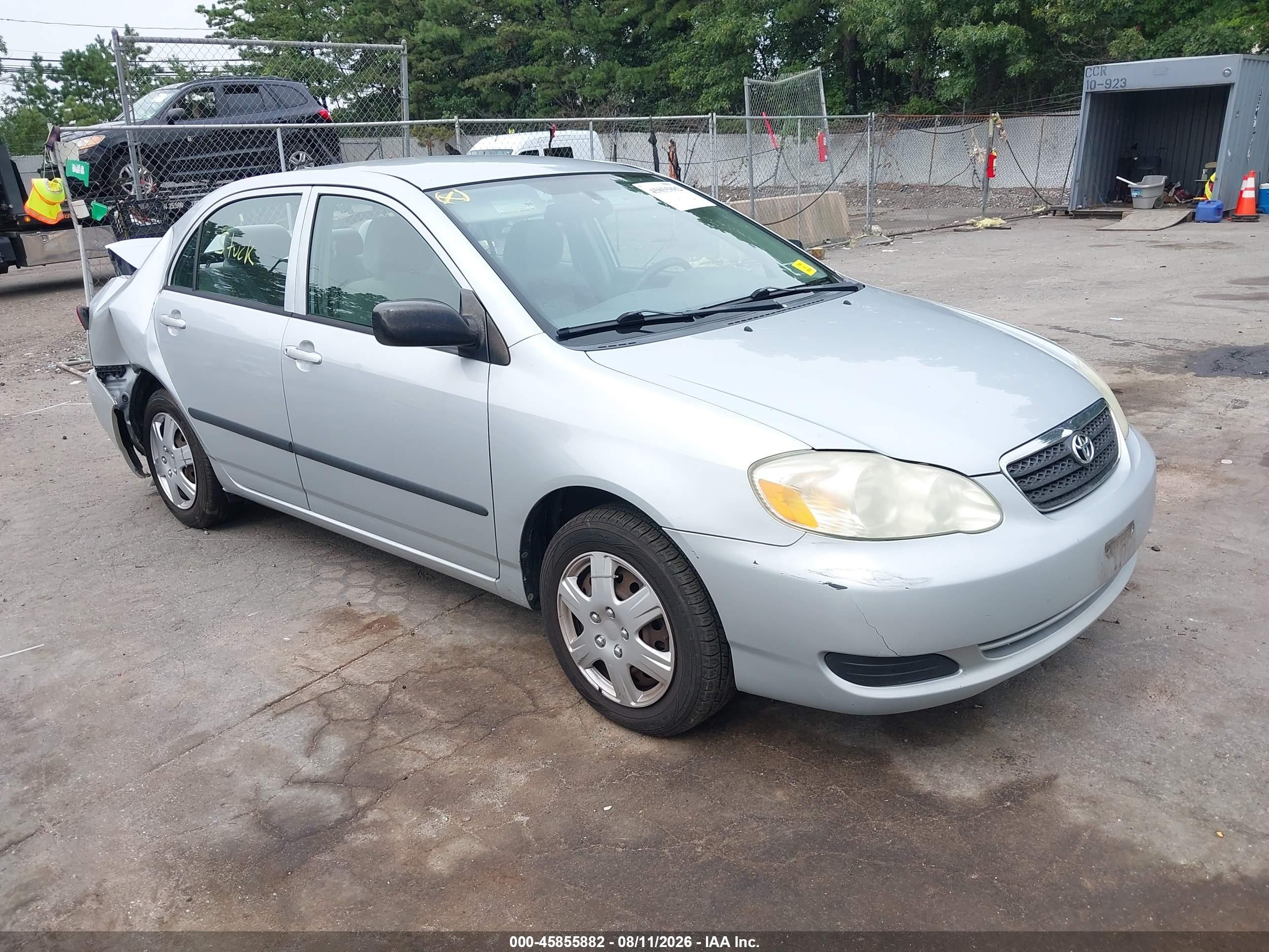 2007 Toyota Corolla Ce Серебряный vin: 2T1BR32E37C741994
