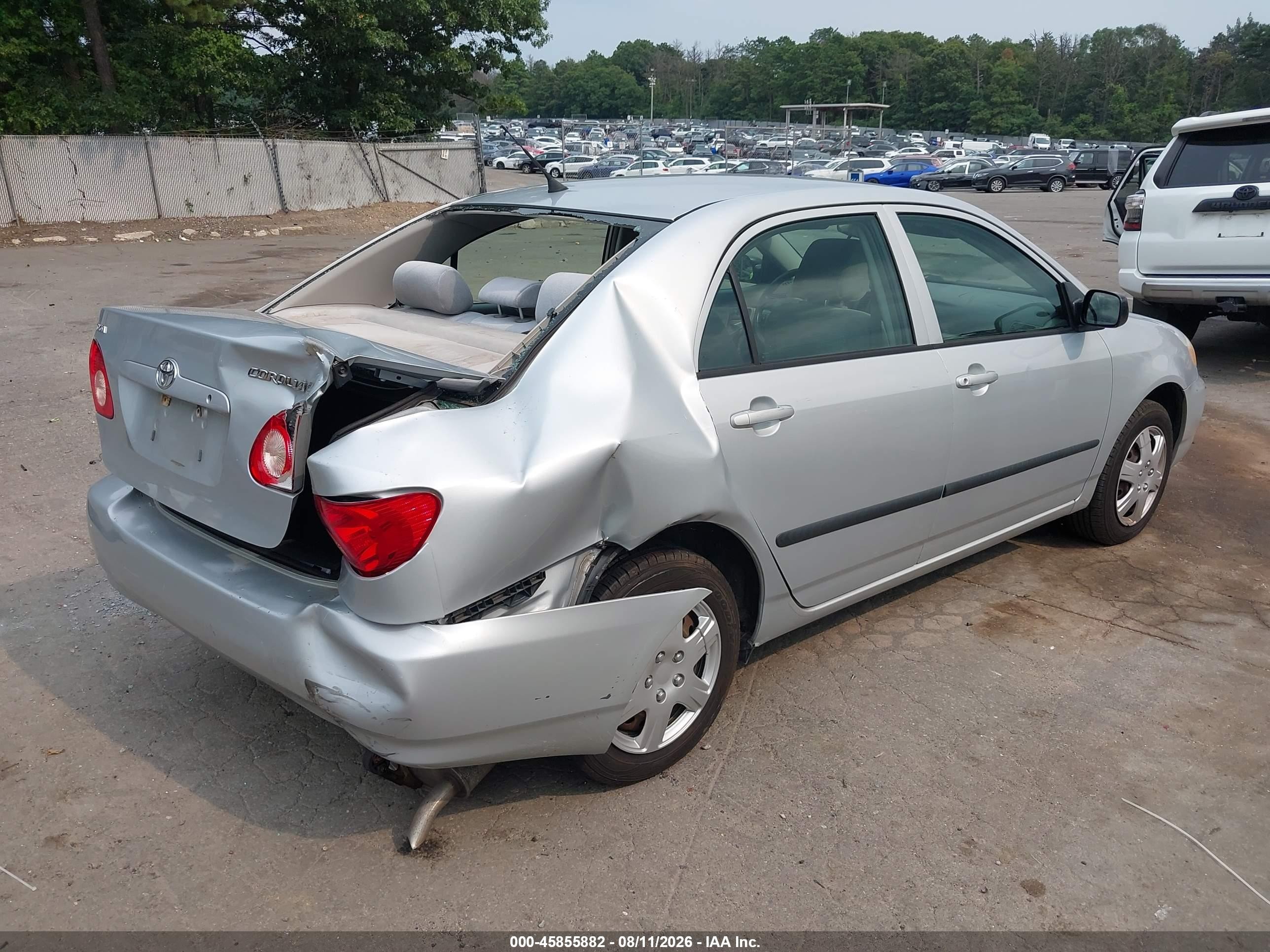 2007 Toyota Corolla Ce Silver vin: 2T1BR32E37C741994