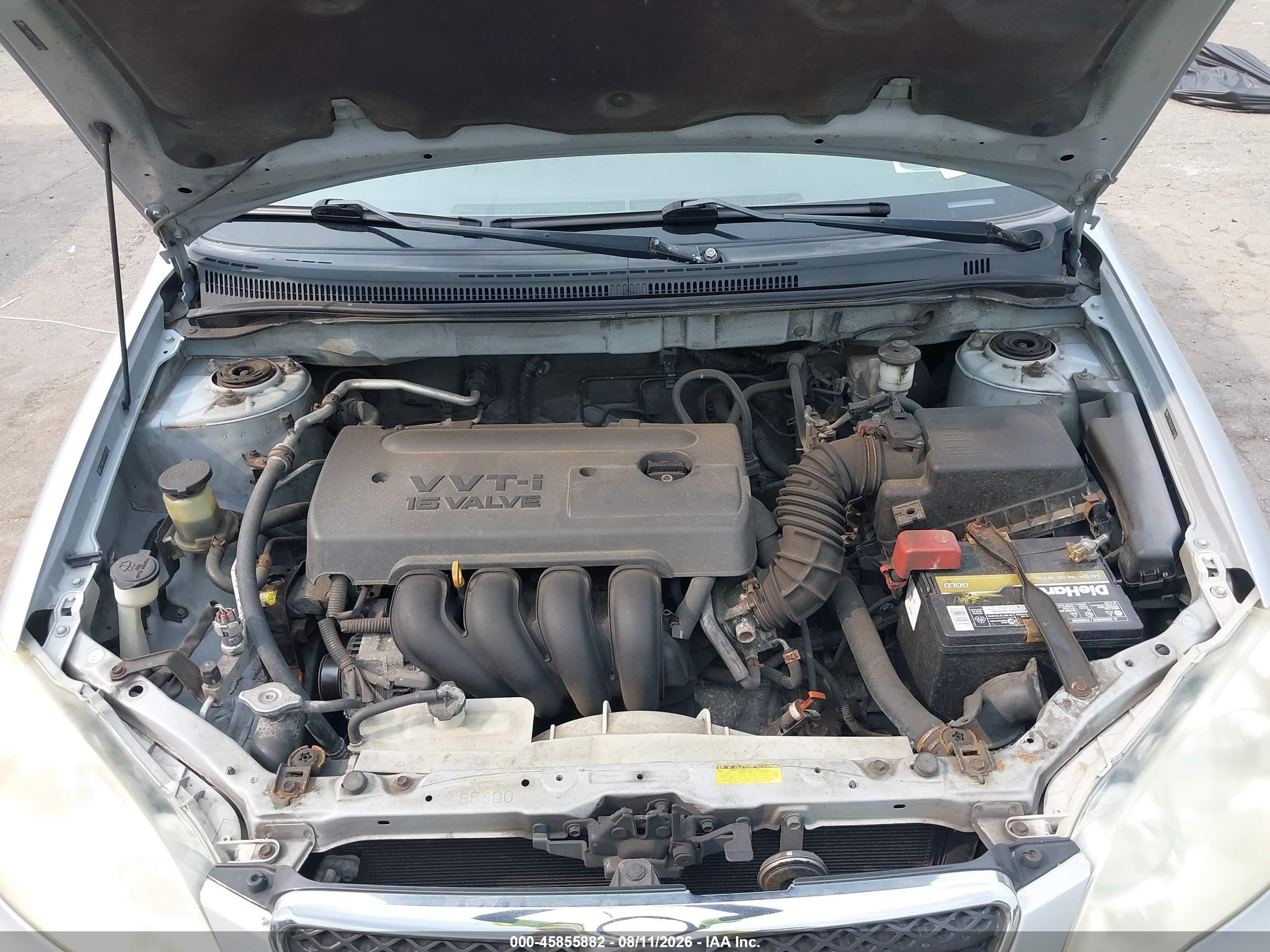 2007 Toyota Corolla Ce Silver vin: 2T1BR32E37C741994