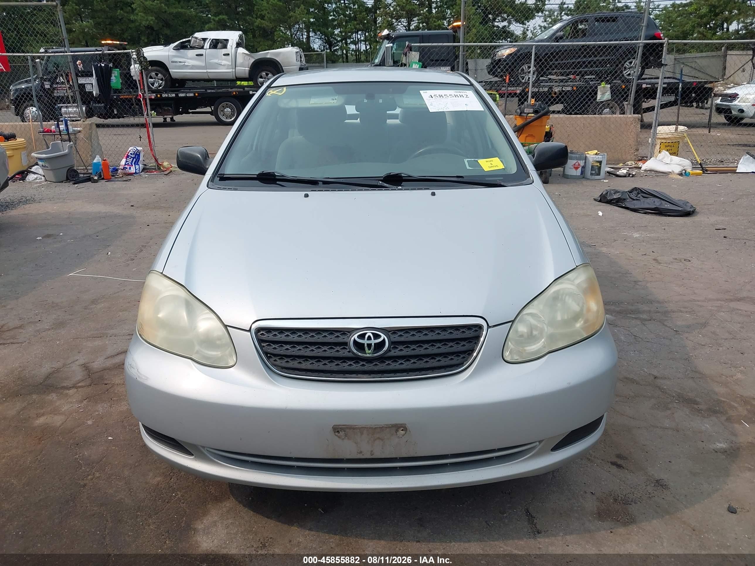 2007 Toyota Corolla Ce Silver vin: 2T1BR32E37C741994