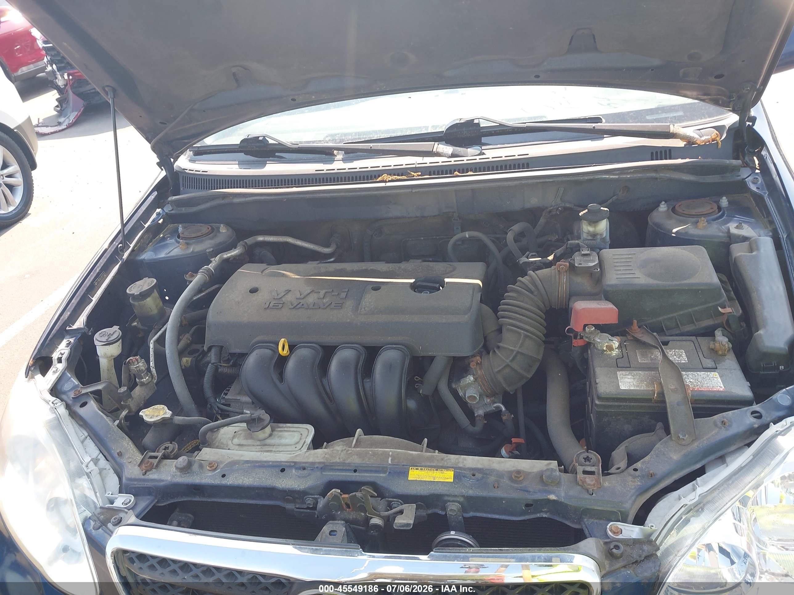 2007 Toyota Corolla Le Blue vin: 2T1BR32E37C777121