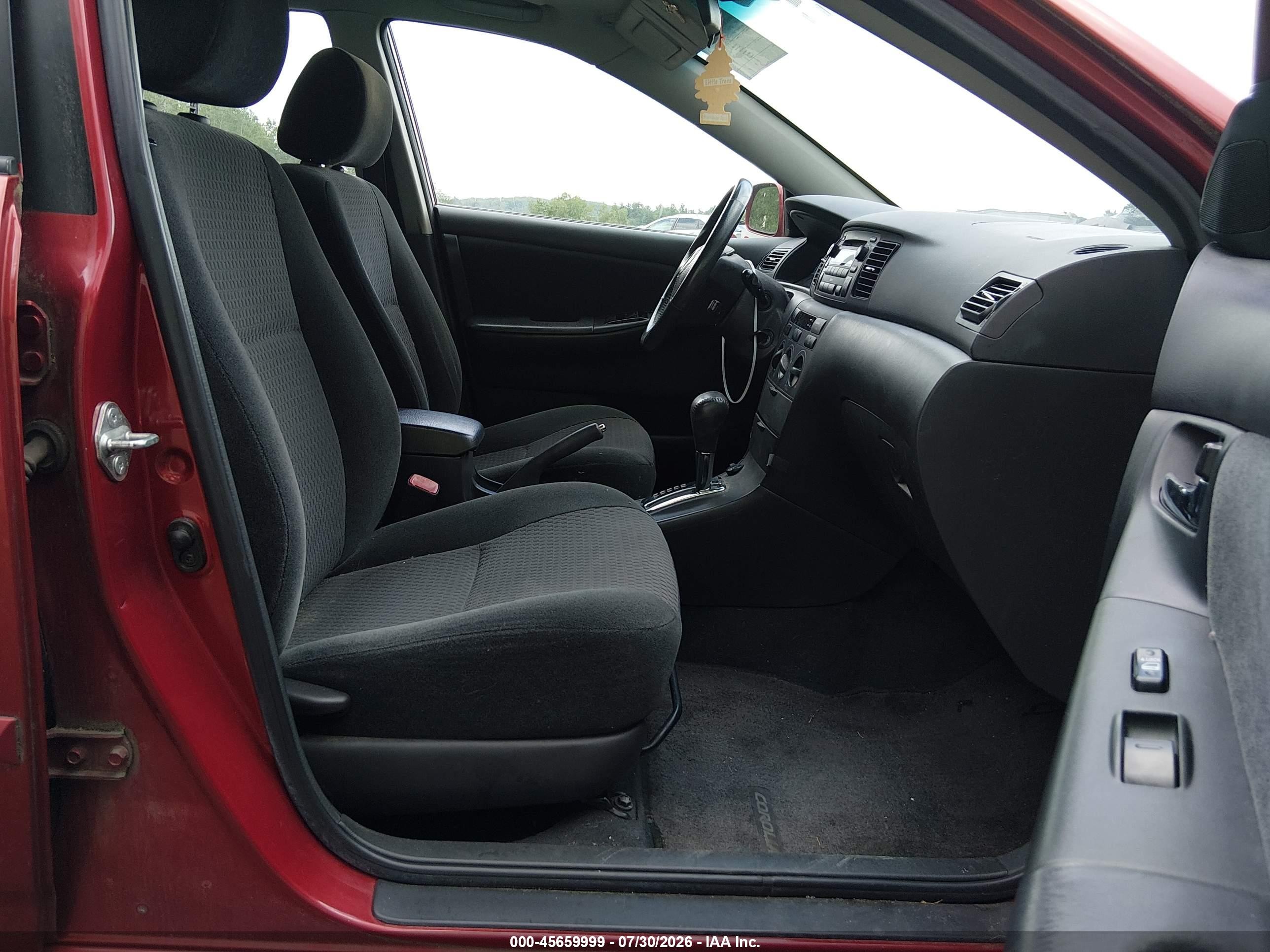 2007 Toyota Corolla S Red vin: 2T1BR32E37C777507