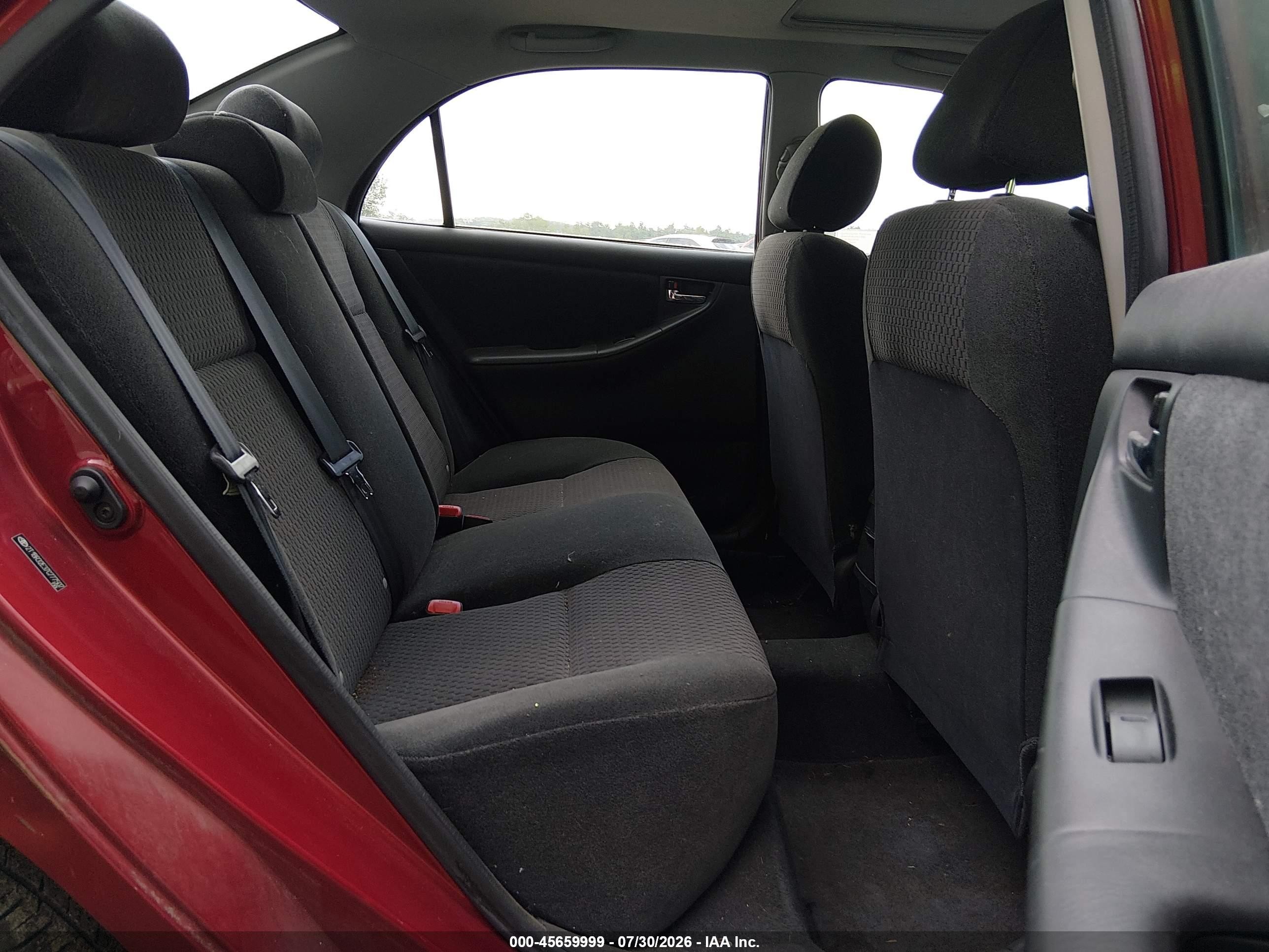 2007 Toyota Corolla S Red vin: 2T1BR32E37C777507