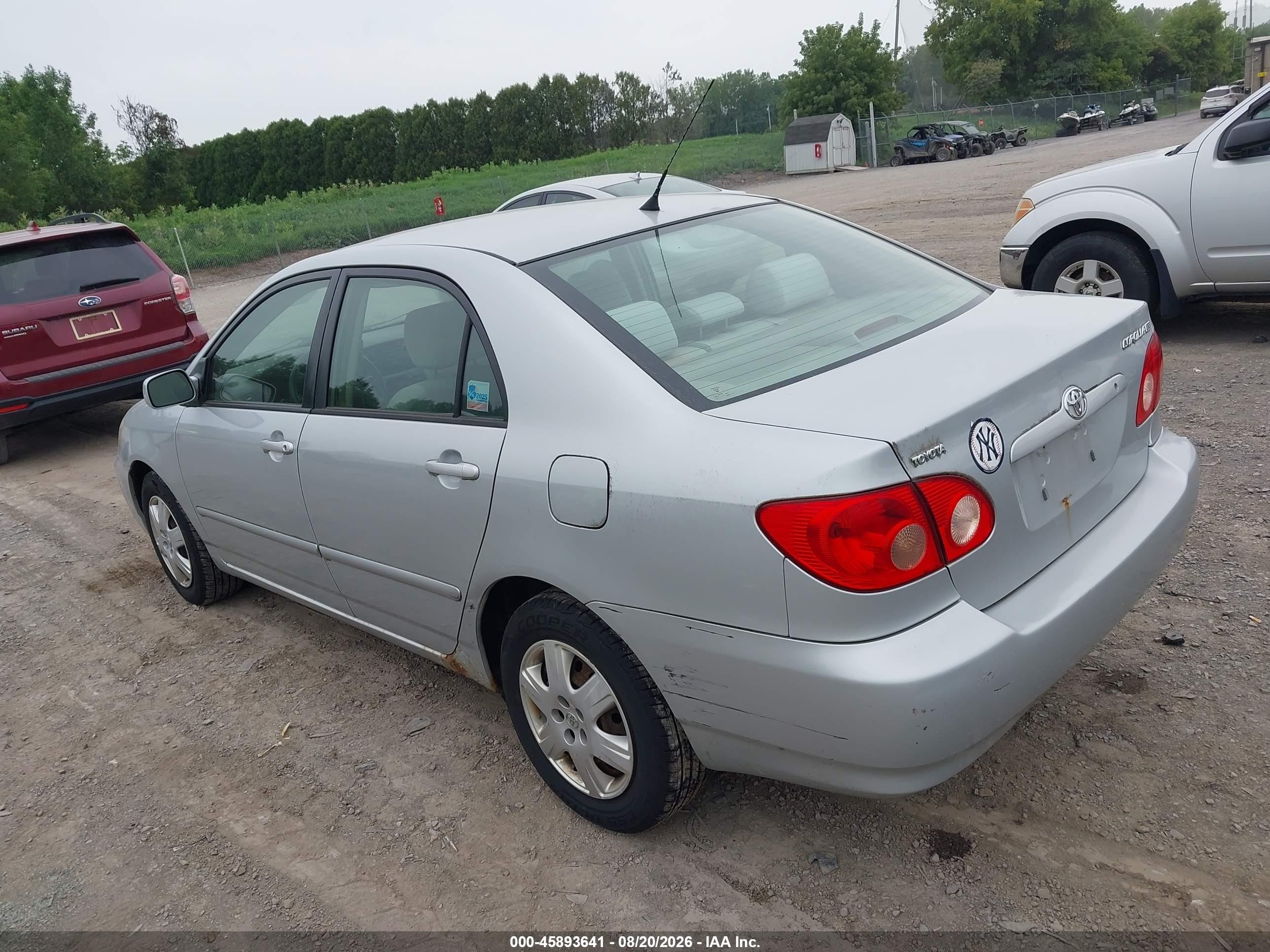2007 Toyota Corolla Le Silver vin: 2T1BR32E37C785994