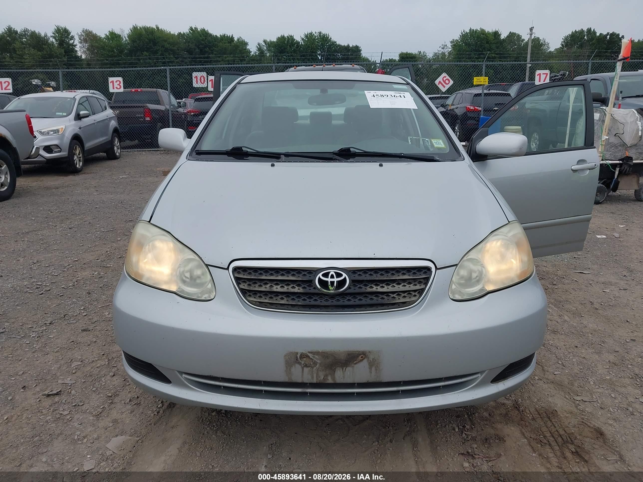 2007 Toyota Corolla Le Silver vin: 2T1BR32E37C785994