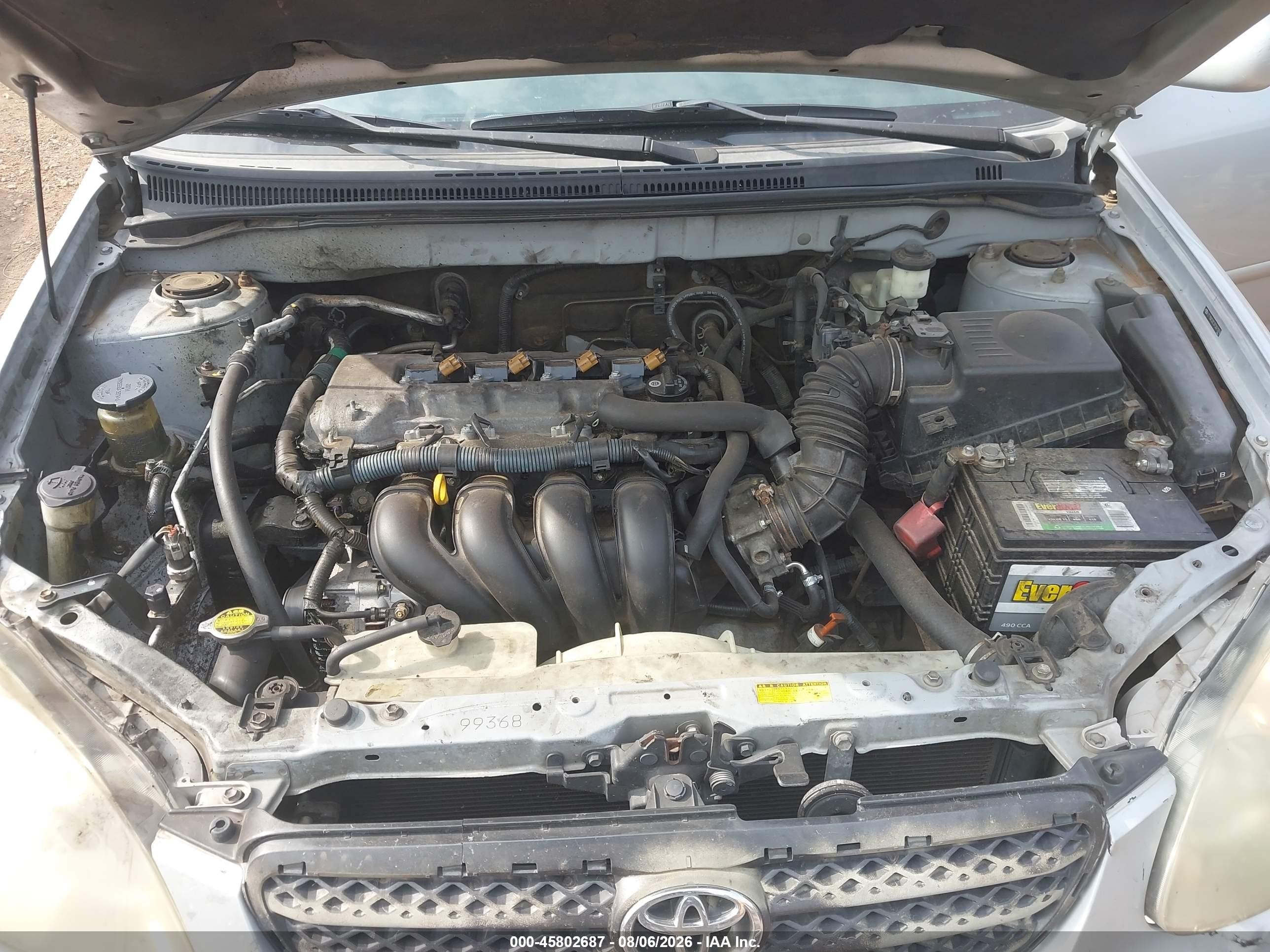 2007 Toyota Corolla S Серебряный vin: 2T1BR32E37C821974