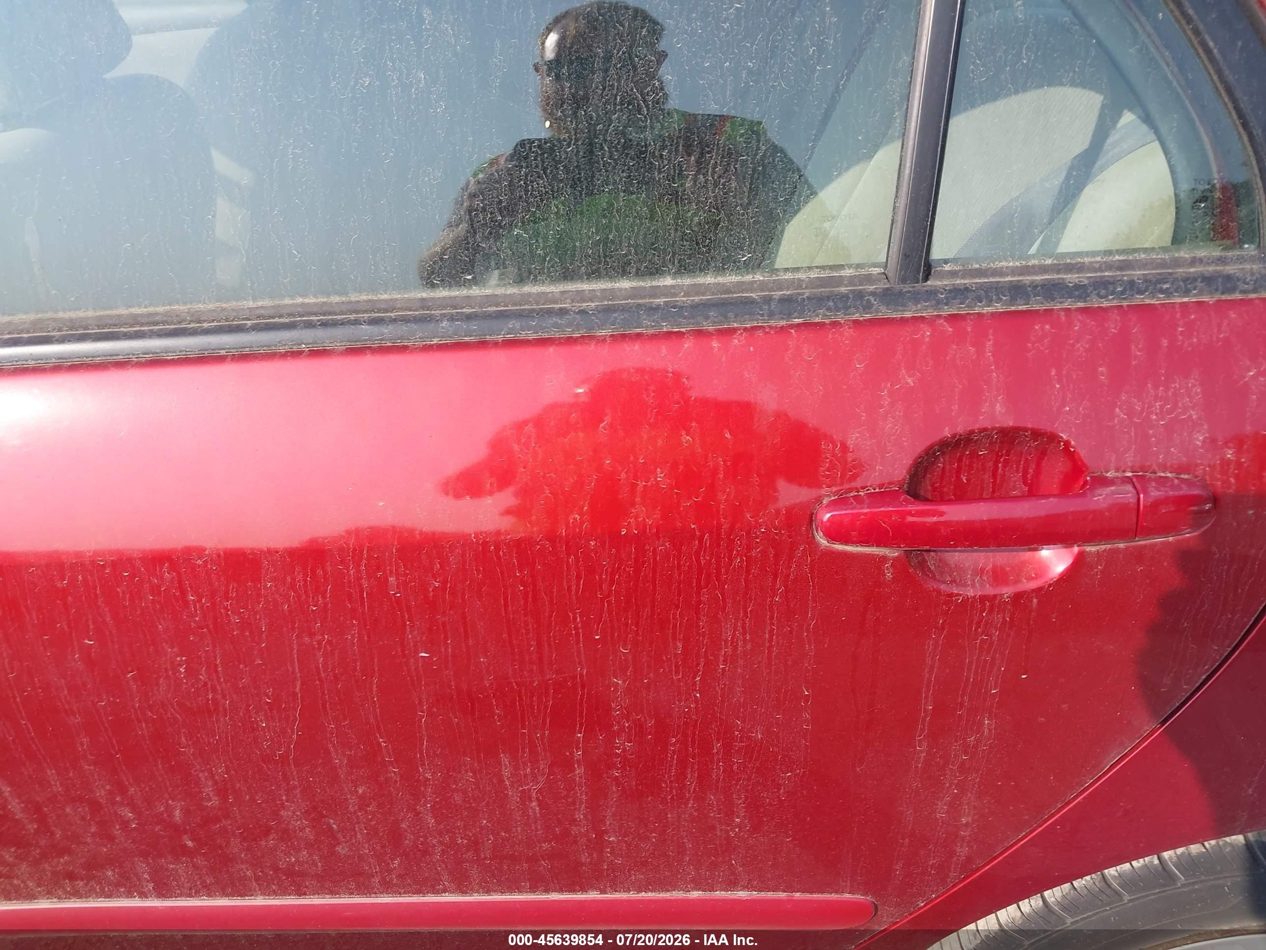 2007 Toyota Corolla Le Red vin: 2T1BR32E37C826642