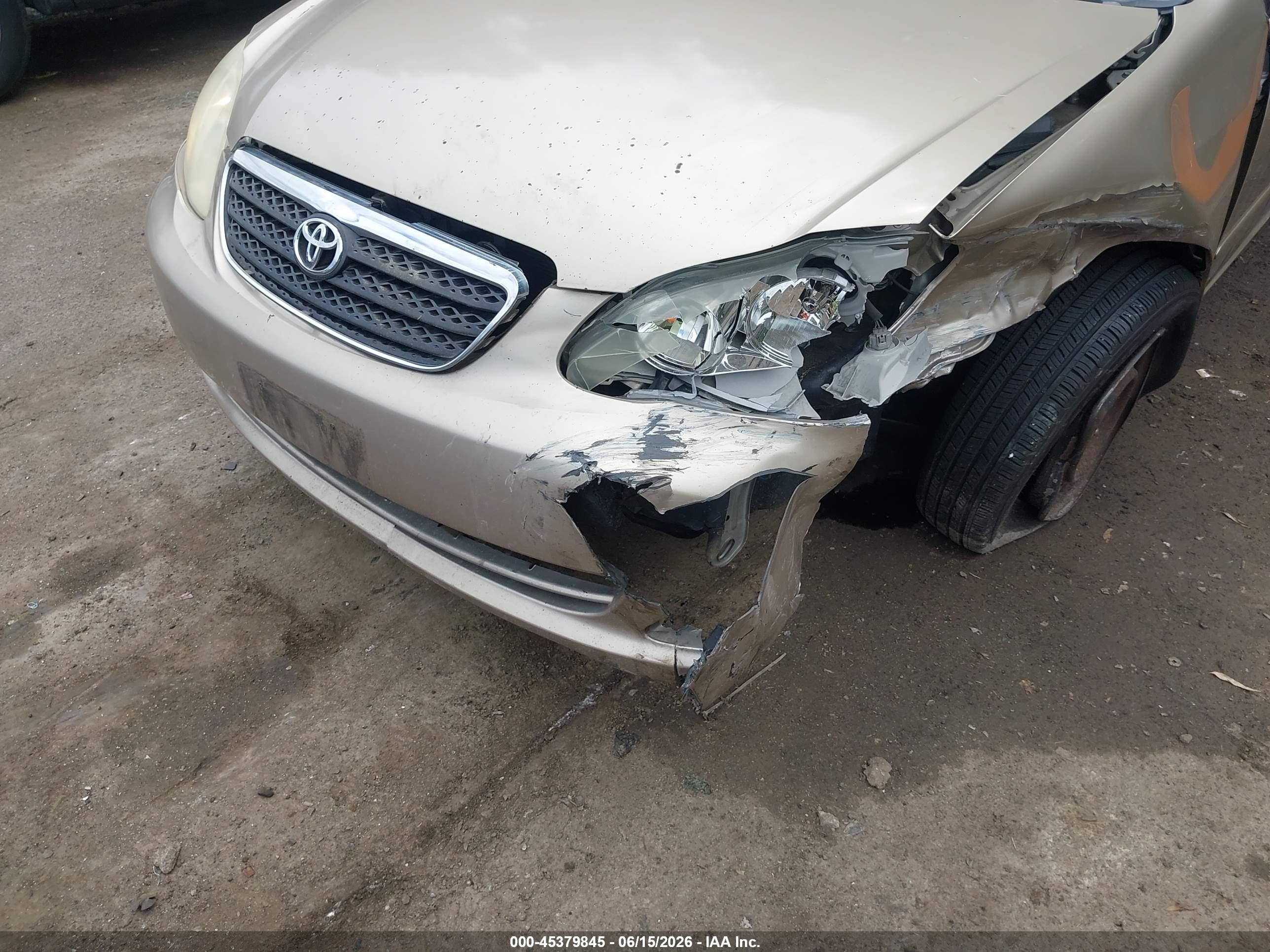 2007 Toyota Corolla Le Tan vin: 2T1BR32E37C839021