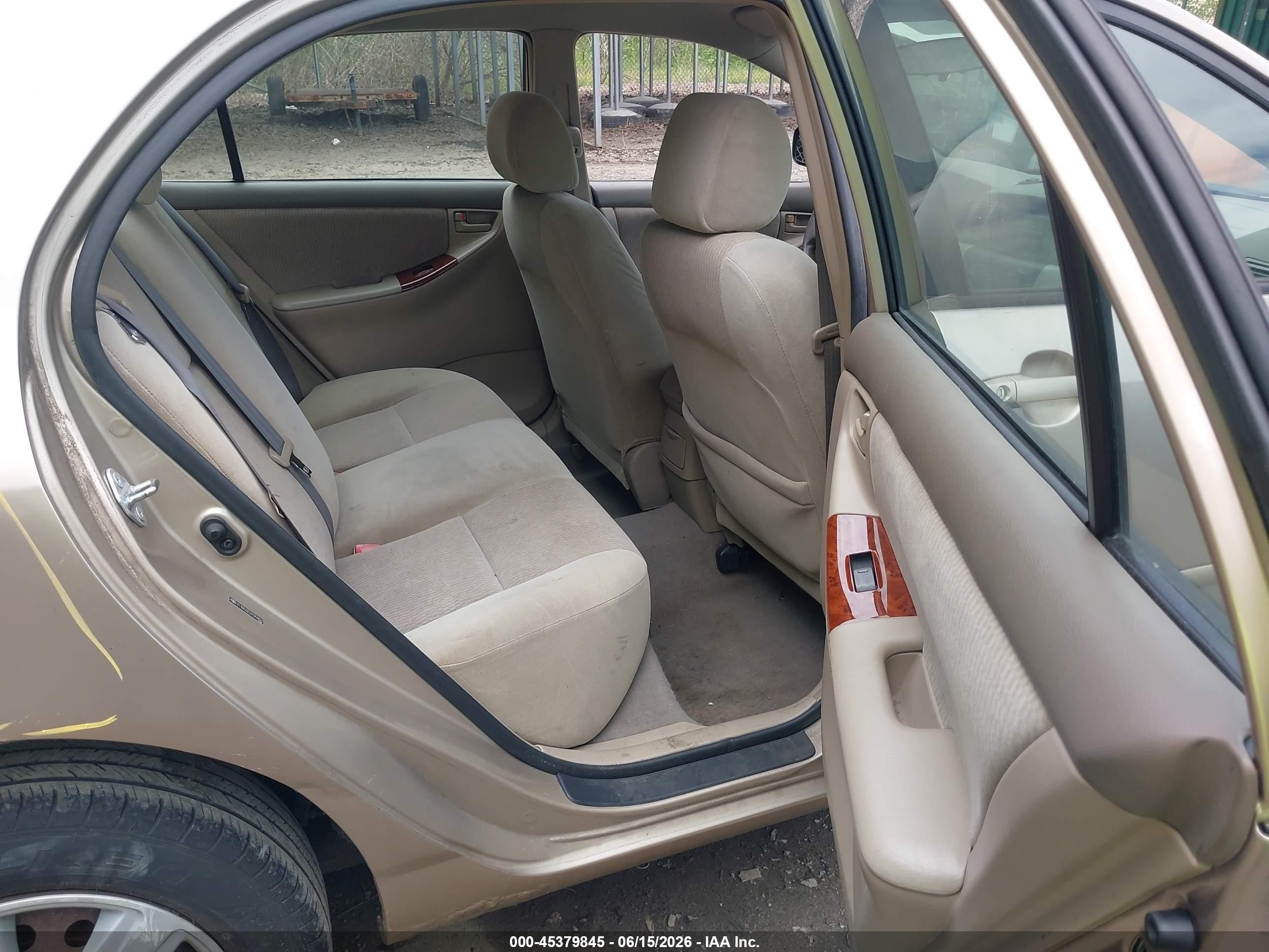 2007 Toyota Corolla Le Tan vin: 2T1BR32E37C839021