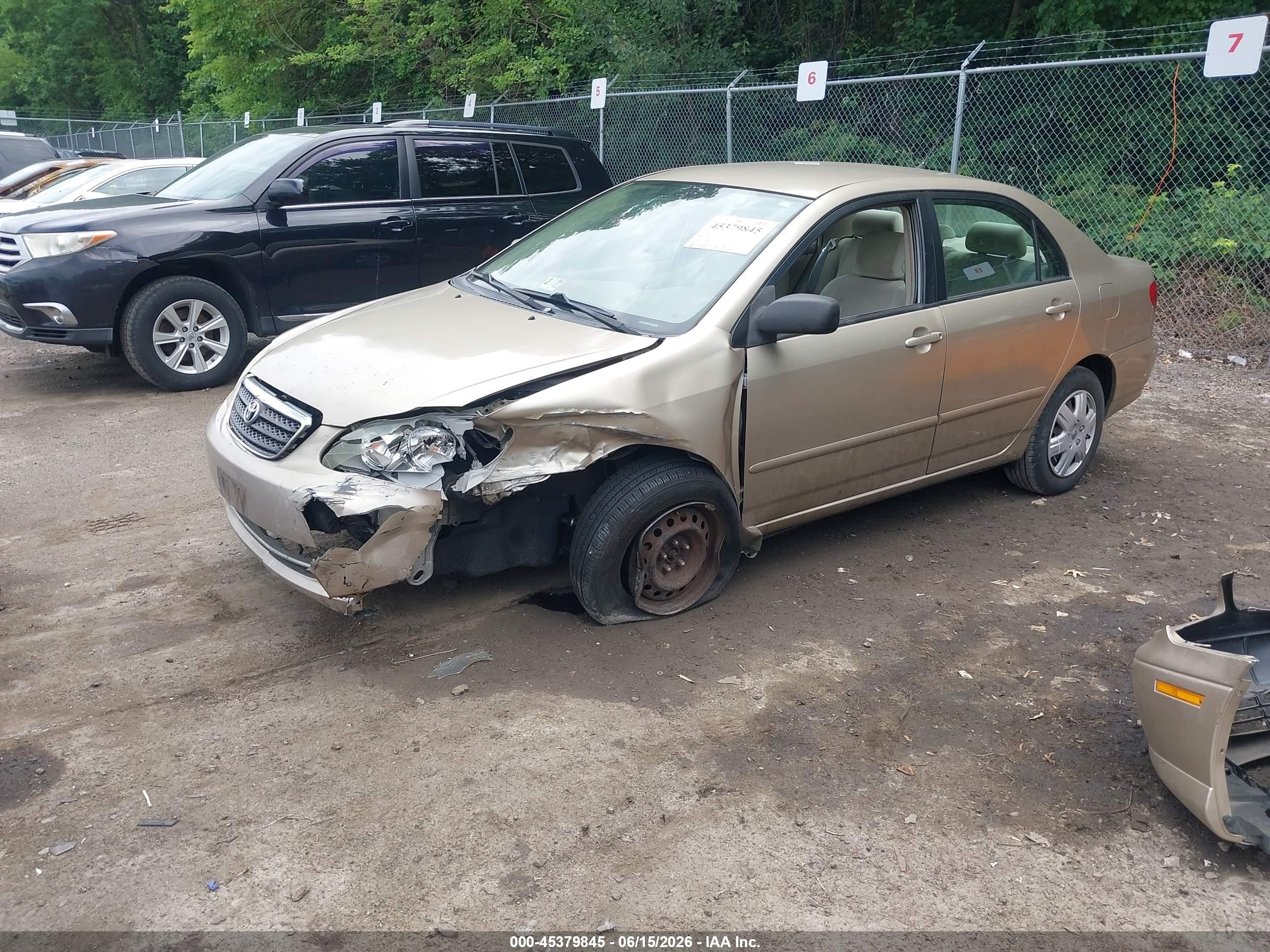 2007 Toyota Corolla Le Tan vin: 2T1BR32E37C839021