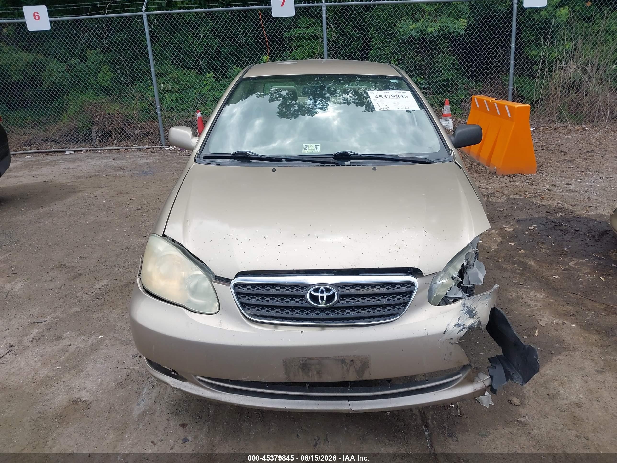 2007 Toyota Corolla Le Tan vin: 2T1BR32E37C839021