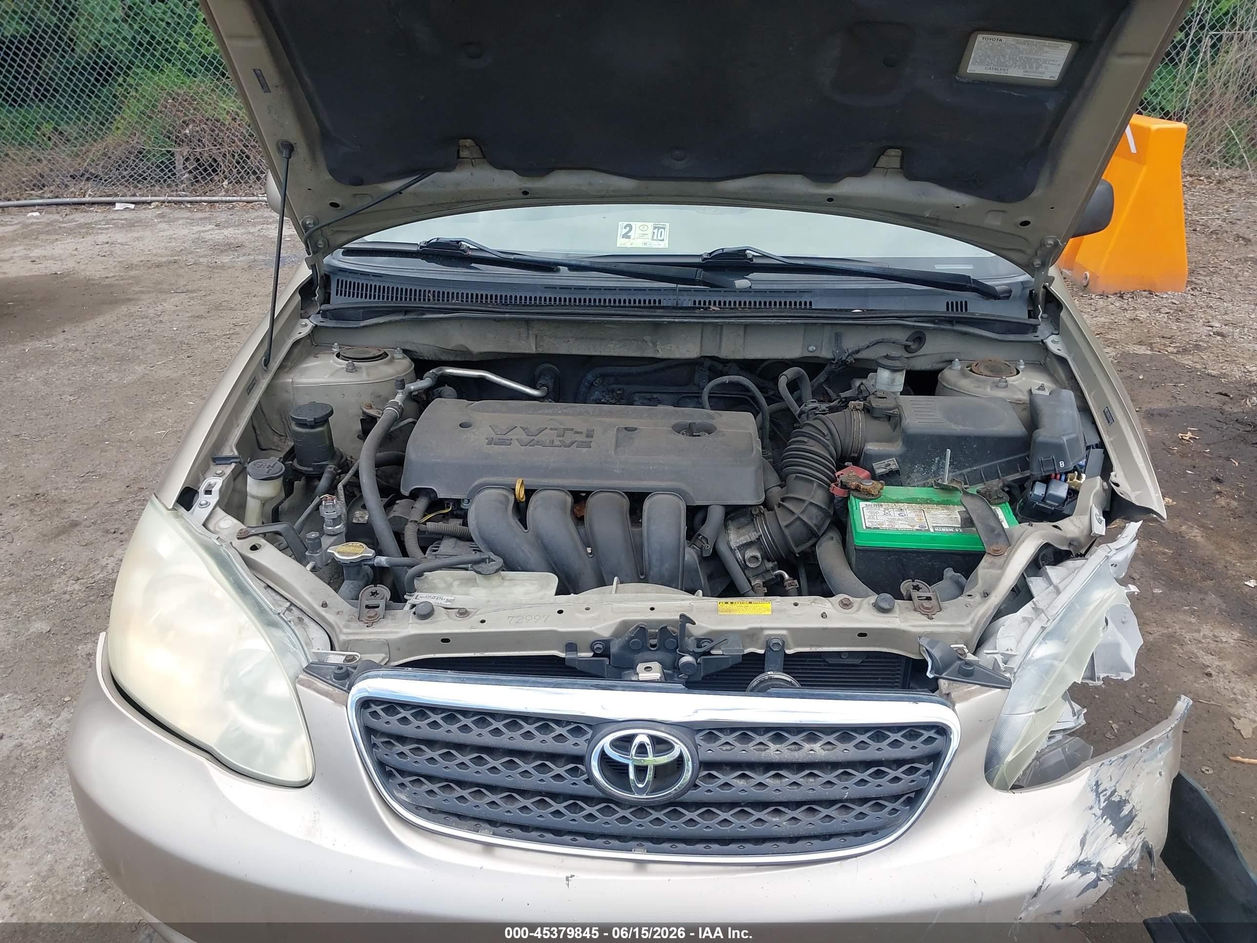 2007 Toyota Corolla Le Tan vin: 2T1BR32E37C839021