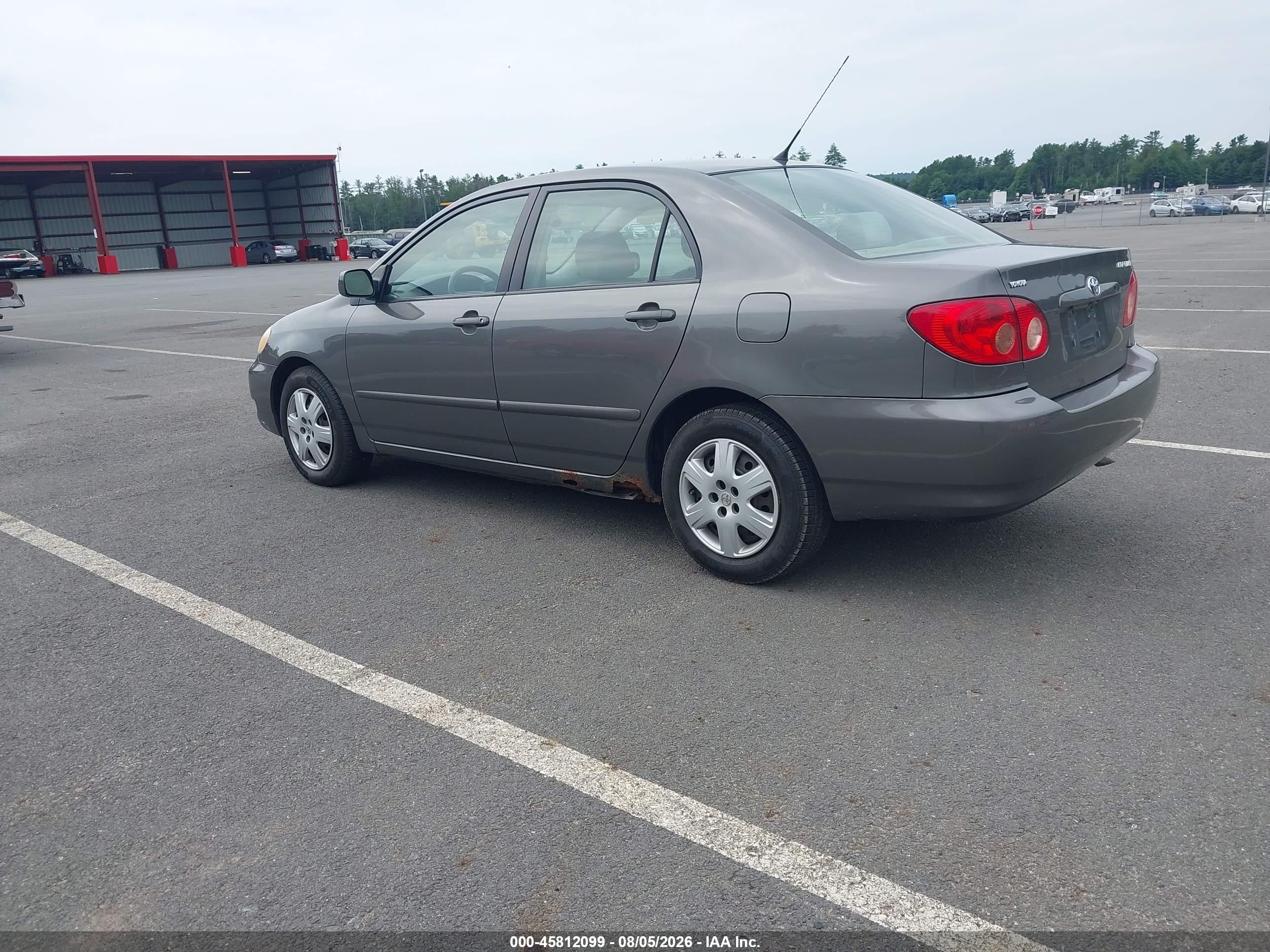 2008 Toyota Corolla Le Серый vin: 2T1BR32E38C858444