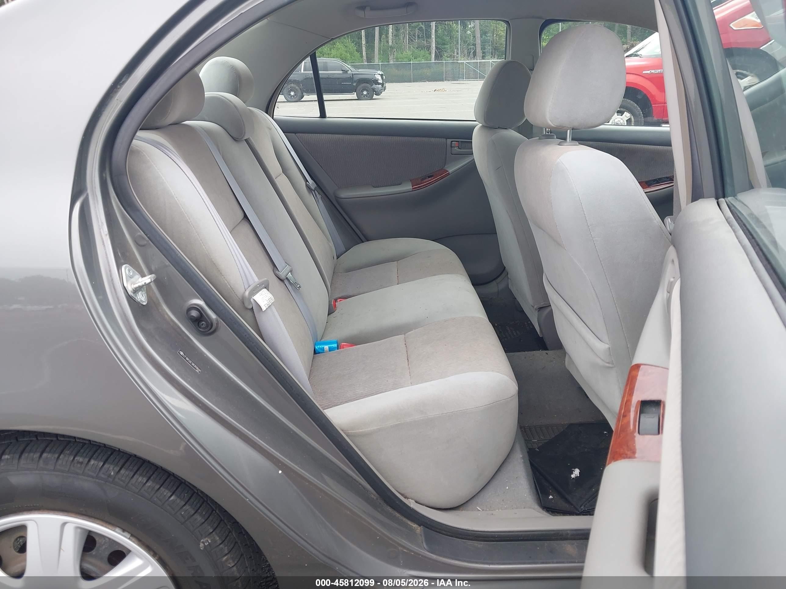 2008 Toyota Corolla Le Серый vin: 2T1BR32E38C858444