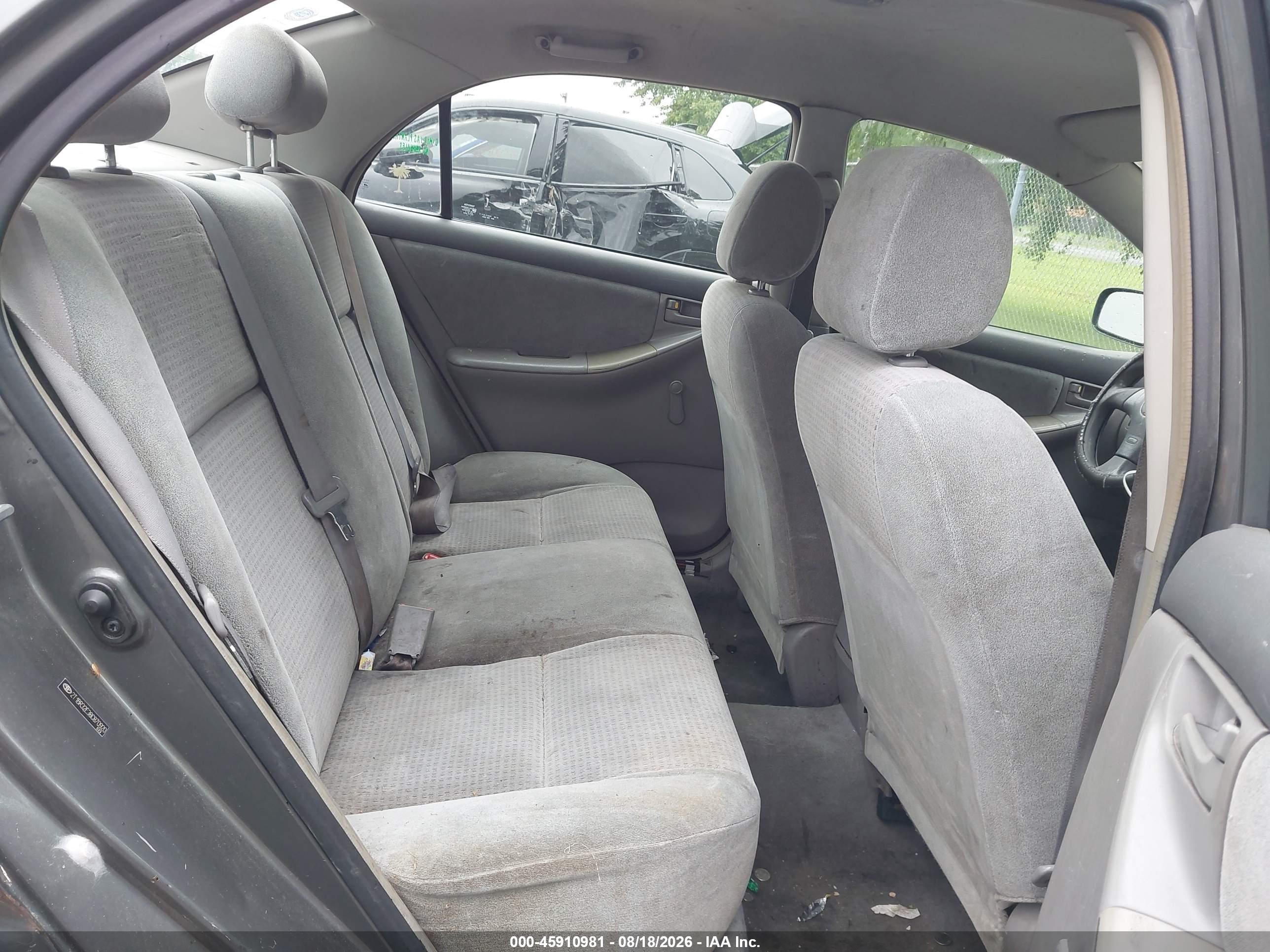 2008 Toyota Corolla Ce Серый vin: 2T1BR32E38C870920