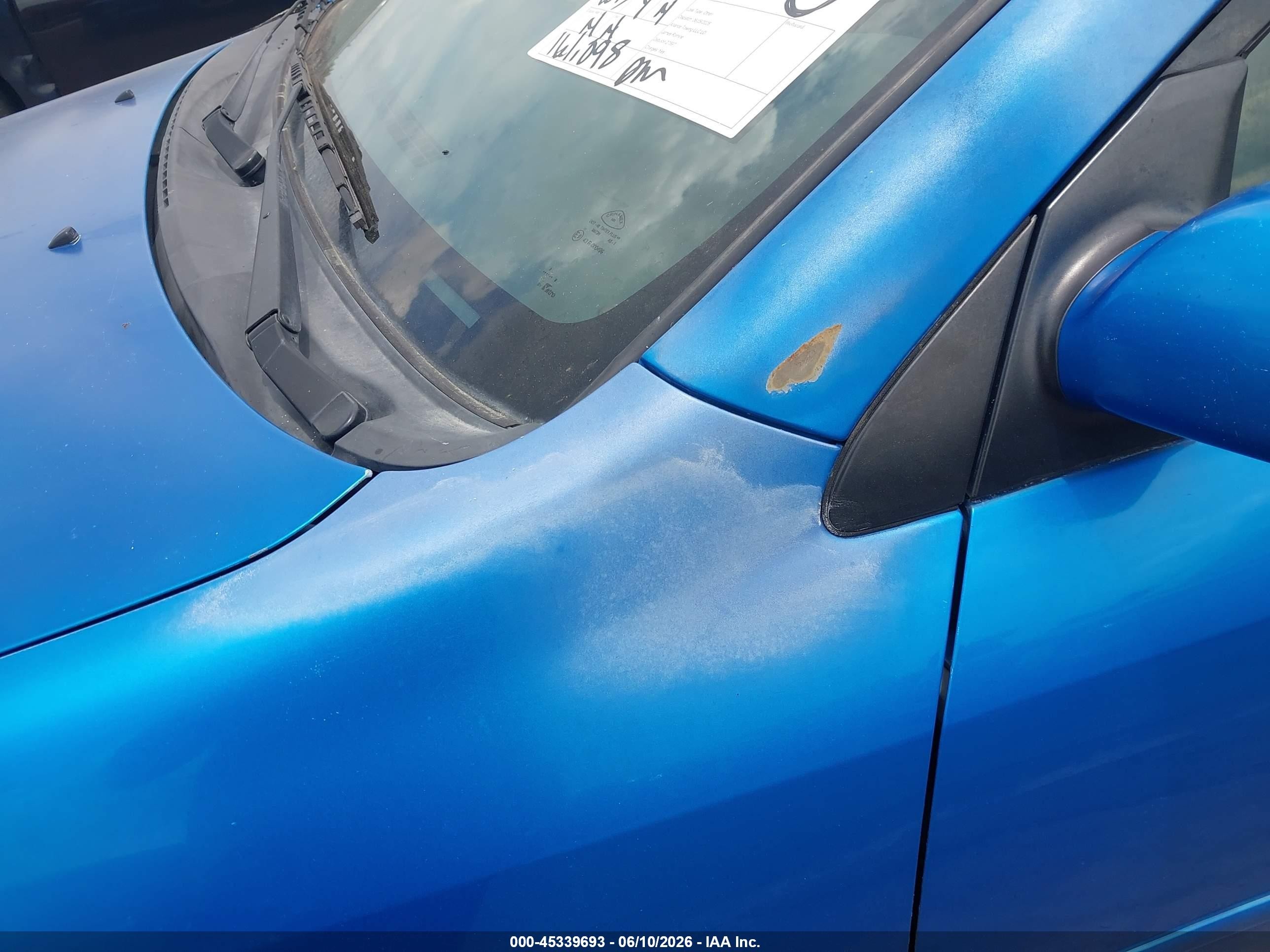 2008 Toyota Corolla S Blue vin: 2T1BR32E38C879312