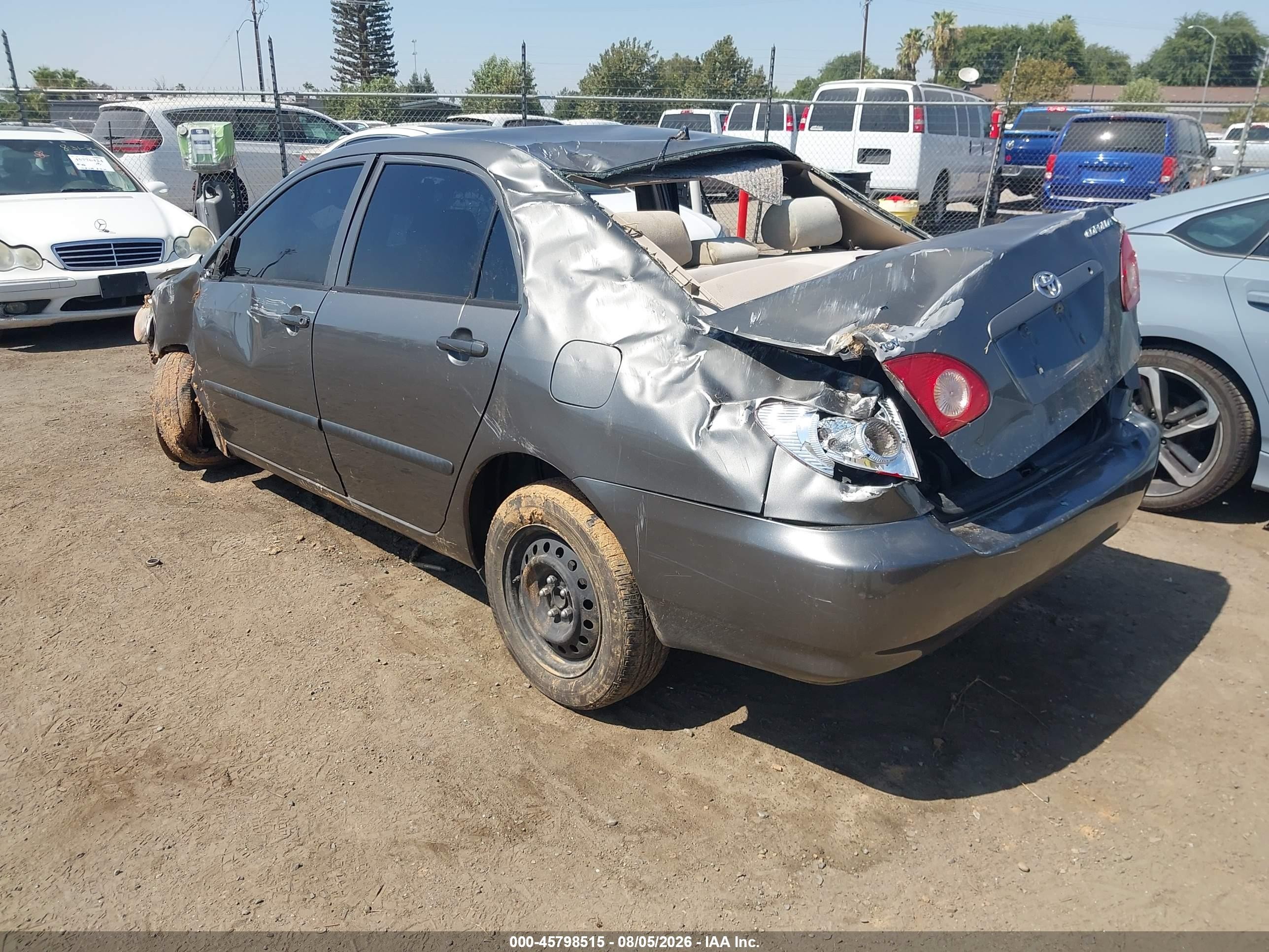 2008 Toyota Corolla Ce Brown vin: 2T1BR32E38C879455