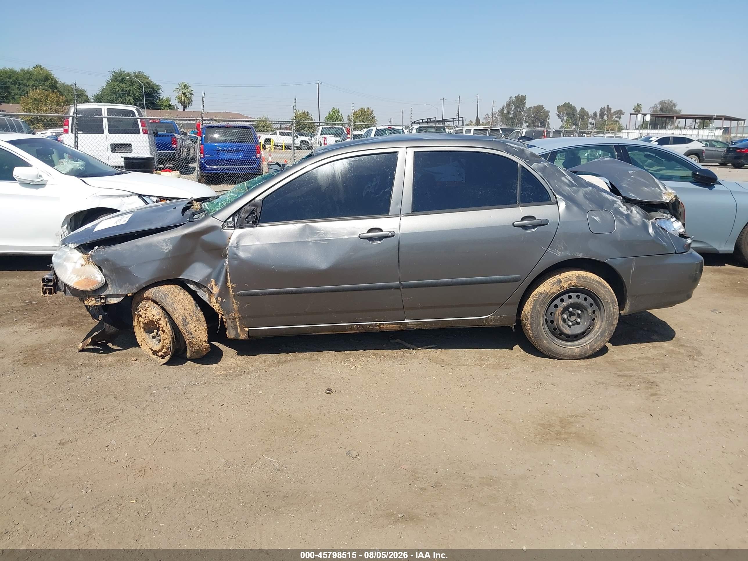 2008 Toyota Corolla Ce Brown vin: 2T1BR32E38C879455