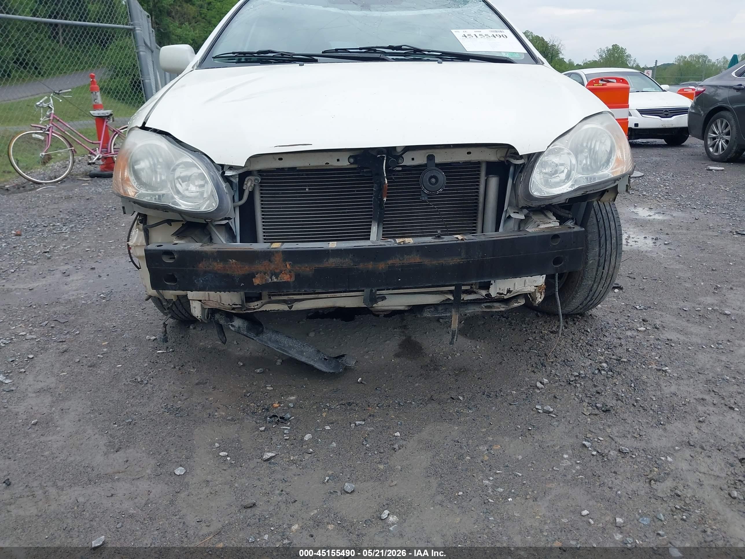 2008 Toyota Corolla S White vin: 2T1BR32E38C901521