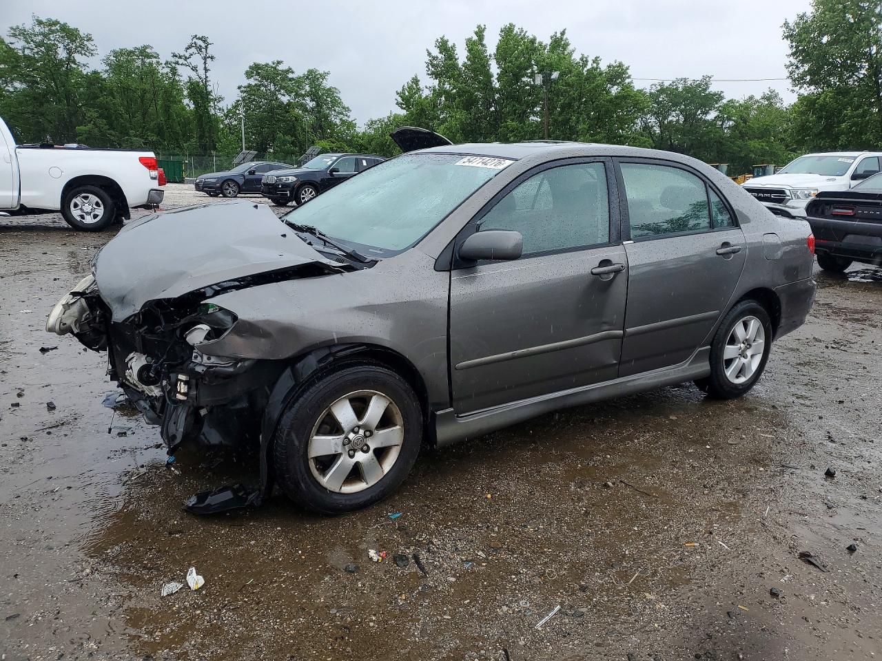 2008 Toyota Corolla S Gray vin: 2T1BR32E38C902443