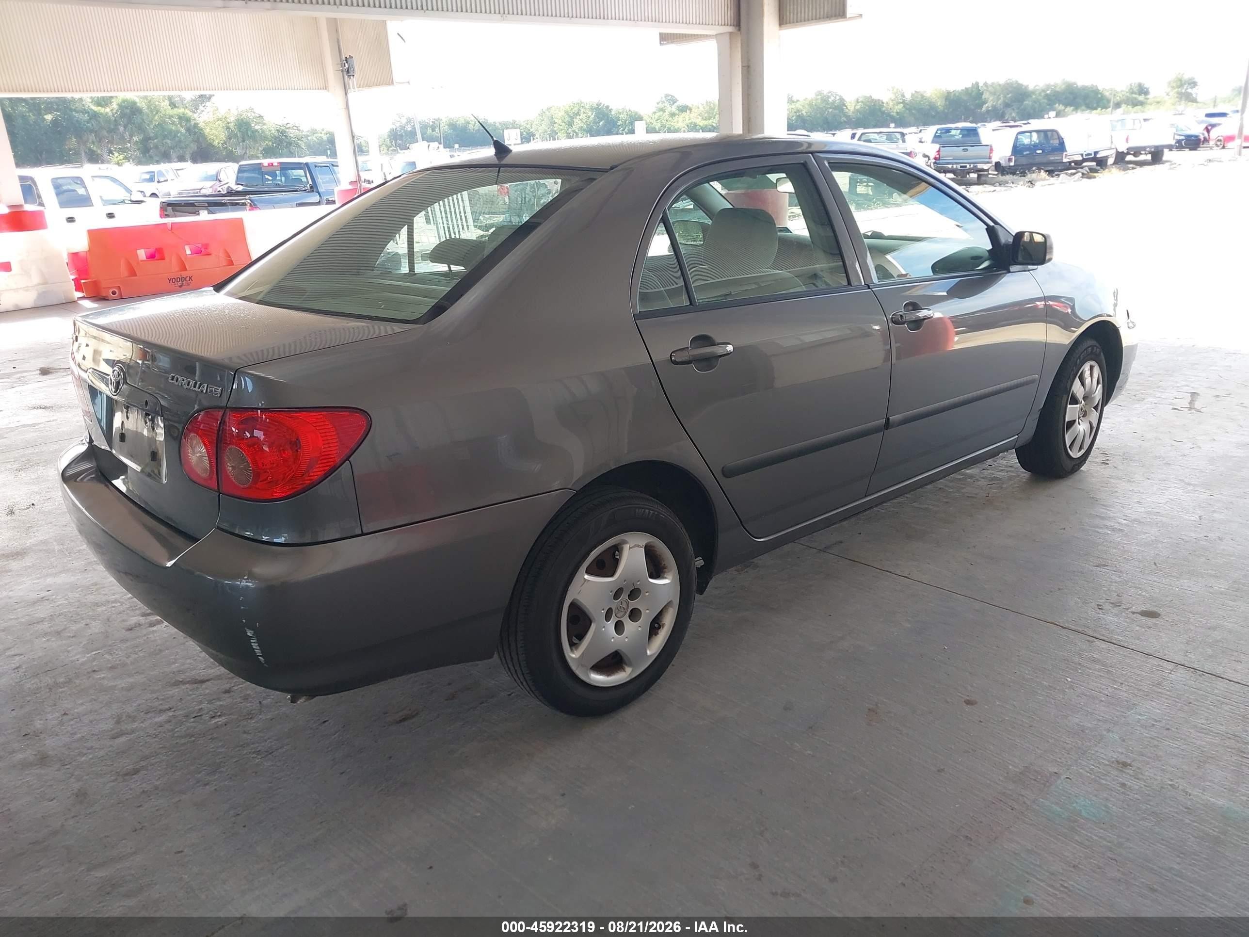 2008 Toyota Corolla Ce Beige vin: 2T1BR32E38C903771