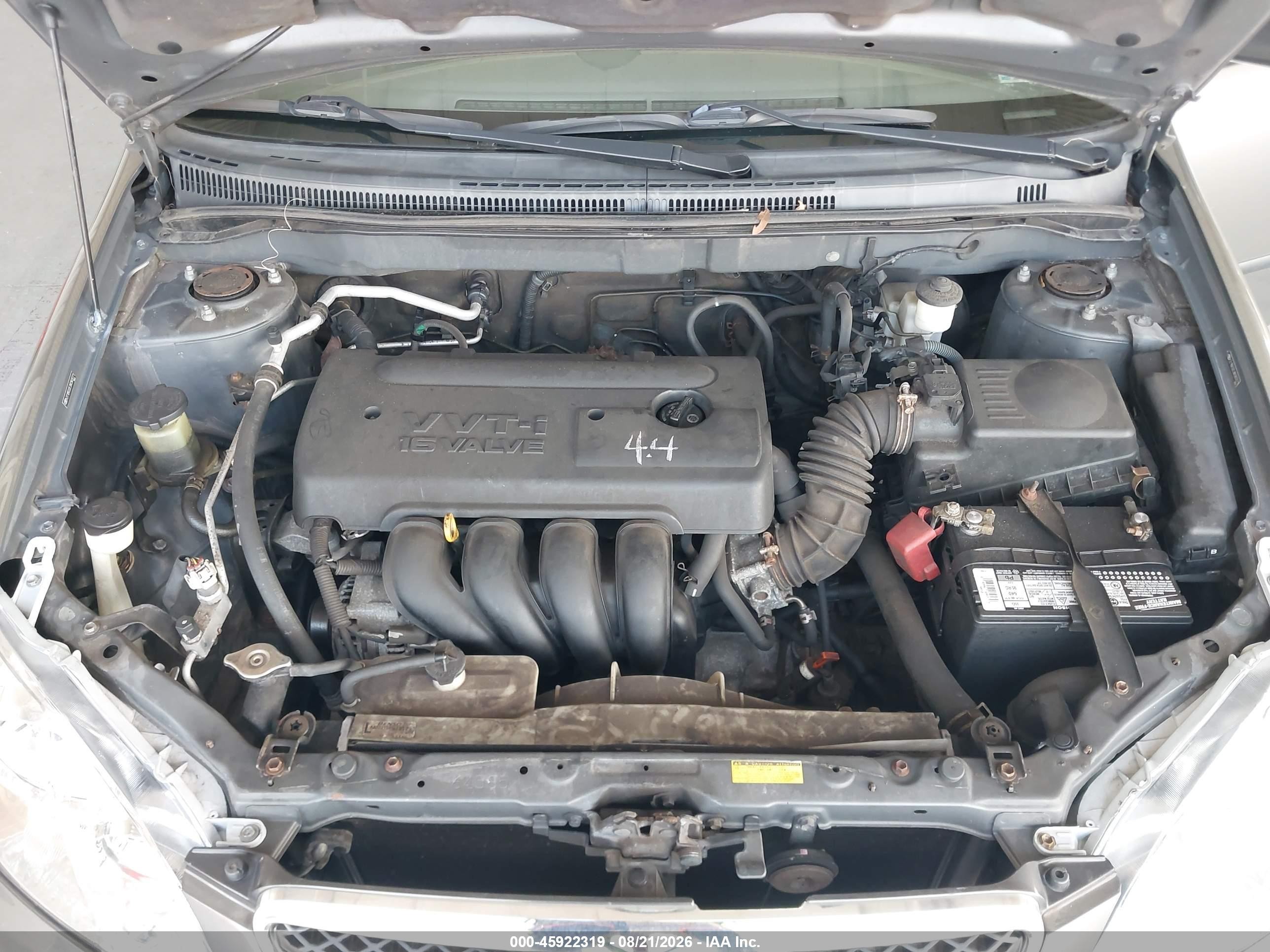 2008 Toyota Corolla Ce Beige vin: 2T1BR32E38C903771