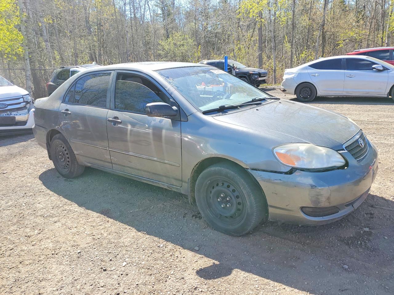 2008 Toyota Corolla Le Plus/le Premium Gray vin: 2T1BR32E38C906248