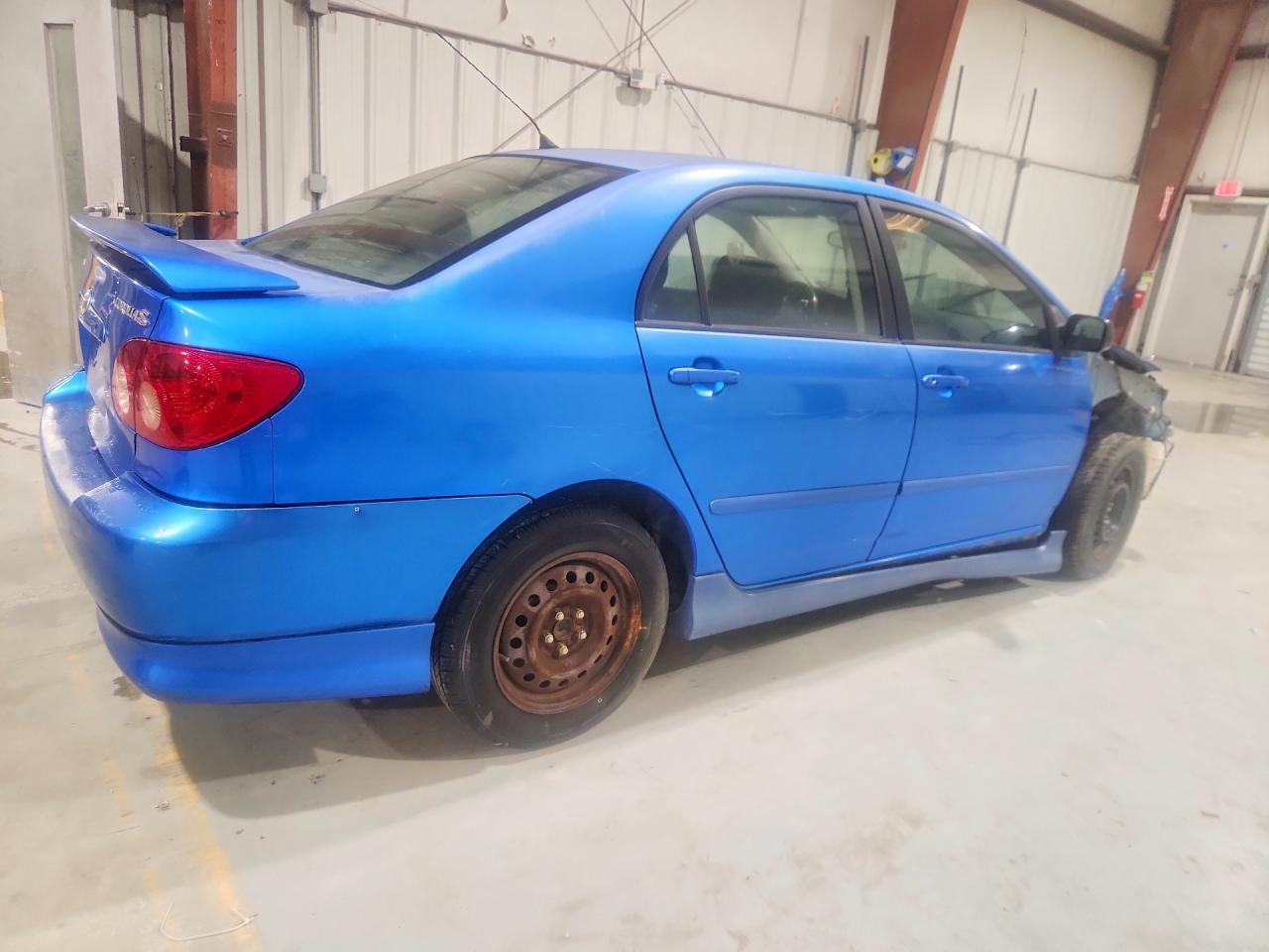 2008 Toyota Corolla S Blue vin: 2T1BR32E38C925303