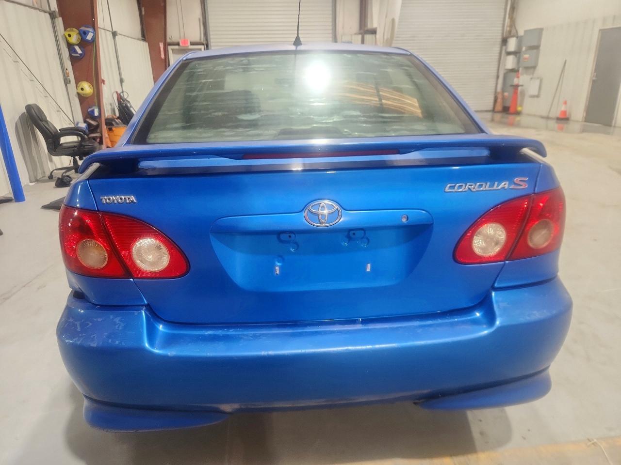 2008 Toyota Corolla S Blue vin: 2T1BR32E38C925303