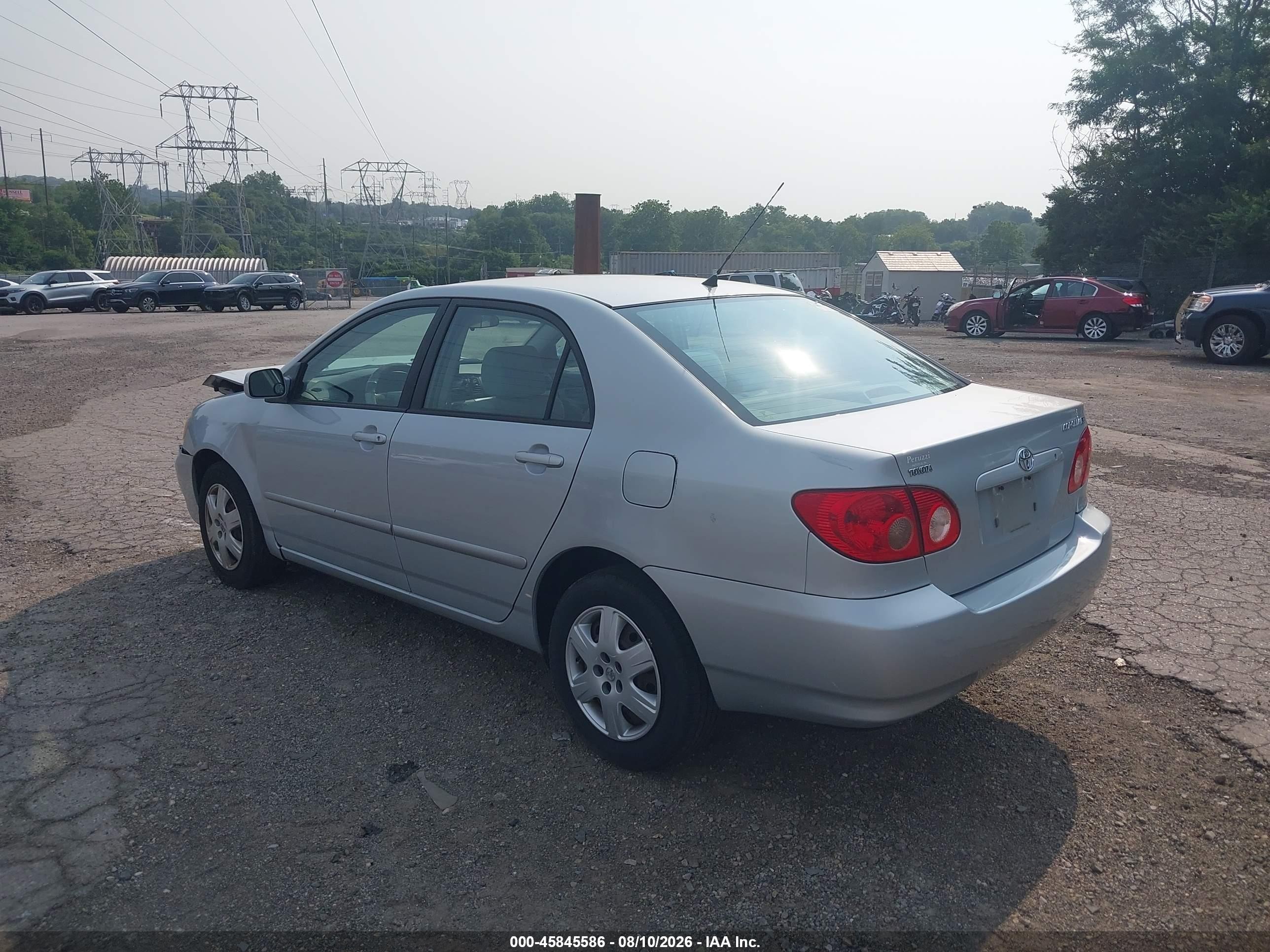 2008 Toyota Corolla Le Silver vin: 2T1BR32E38C929674