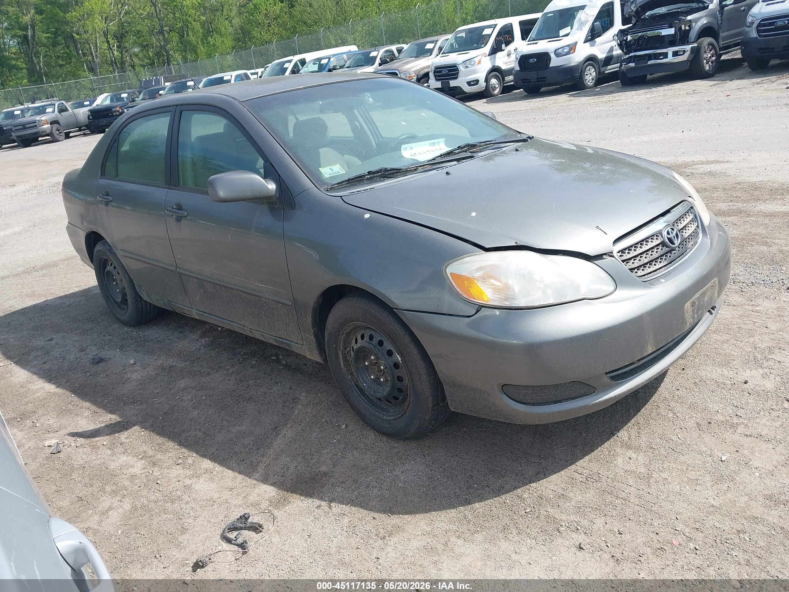2008 Toyota Corolla Le Серый vin: 2T1BR32E38C934986