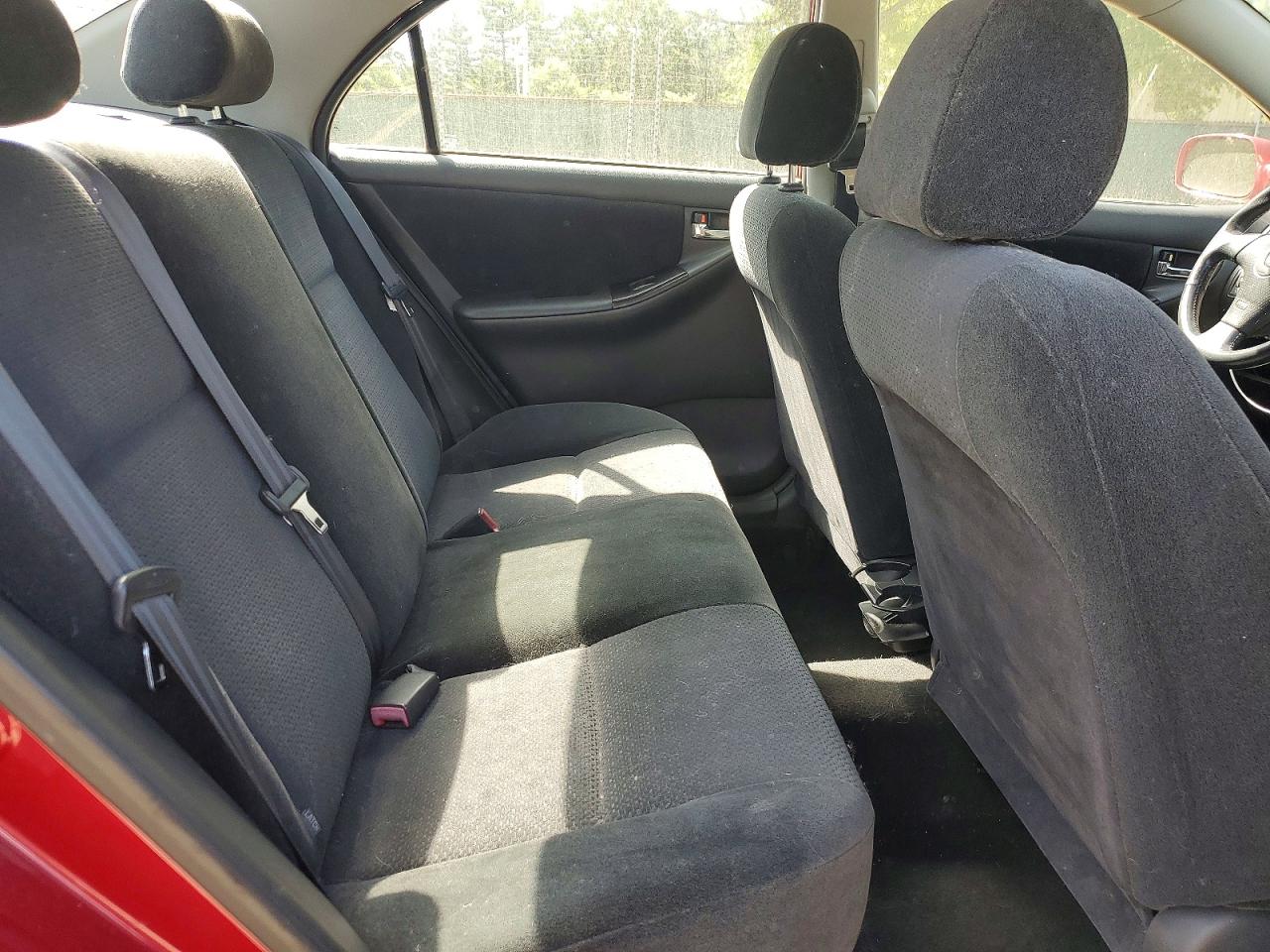2003 Toyota Corolla S Burgundy vin: 2T1BR32E43C001140