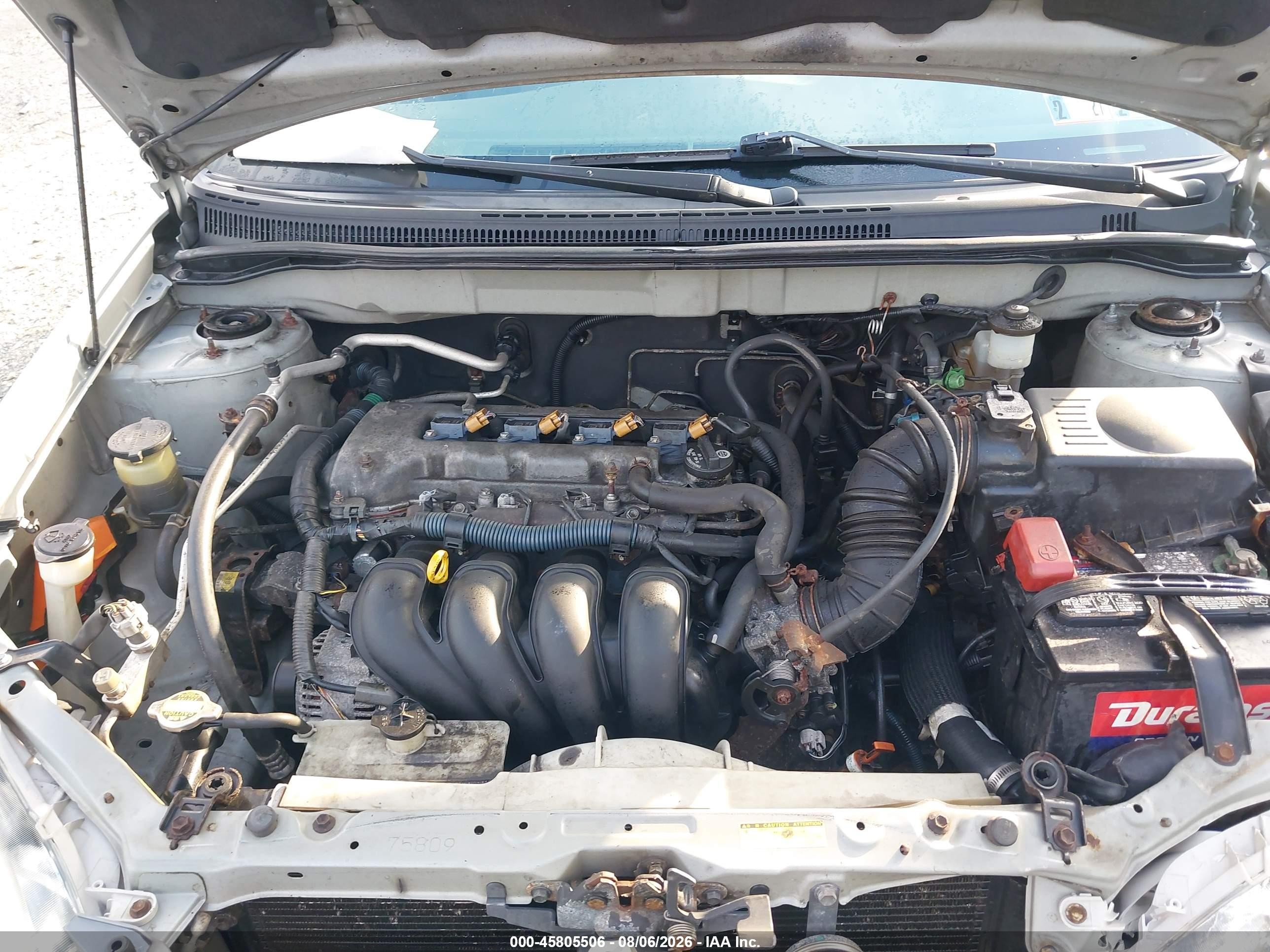 2003 Toyota Corolla Ce Silver vin: 2T1BR32E43C024322