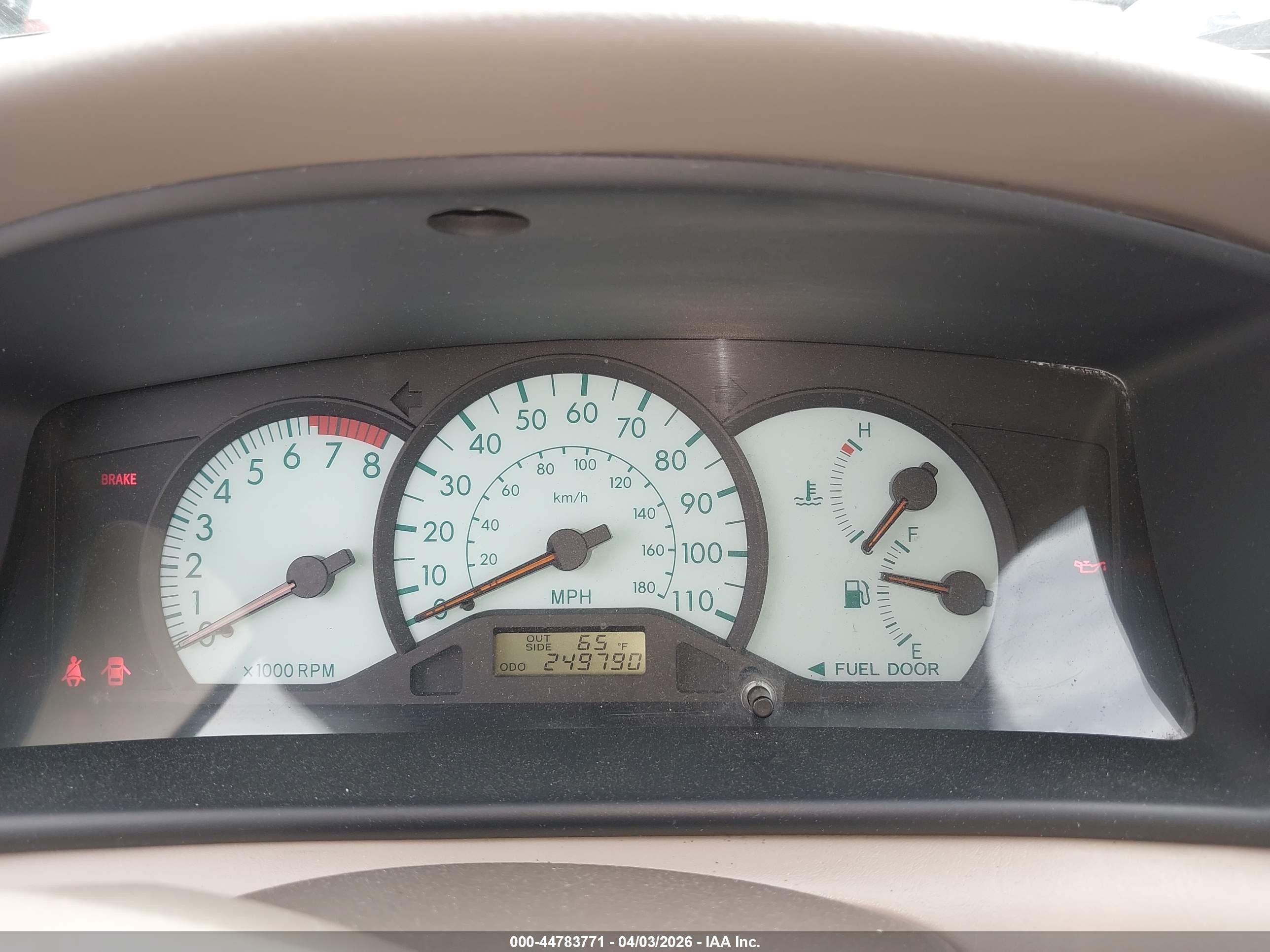 2003 Toyota Corolla Le Серый vin: 2T1BR32E43C061113